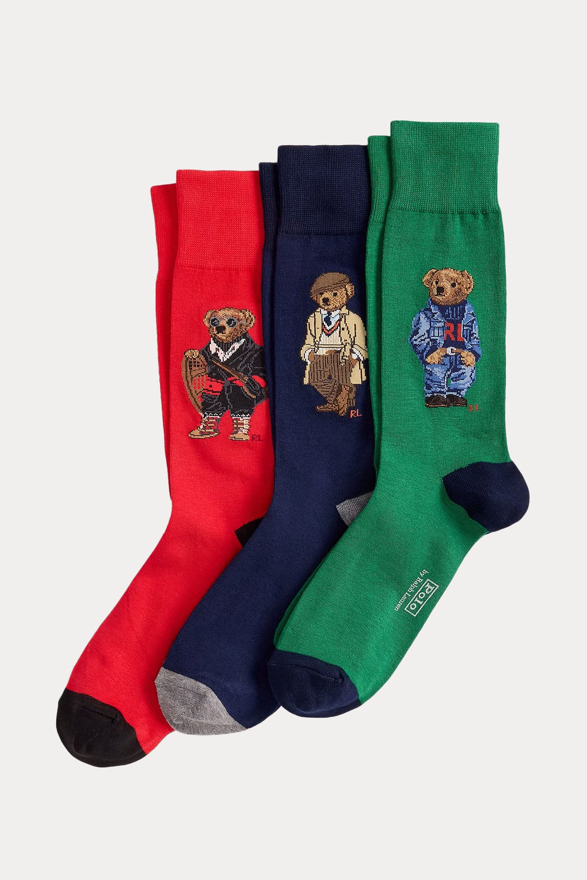 Polo Ralph Lauren 3'lü Paket Polo Bear Çorap