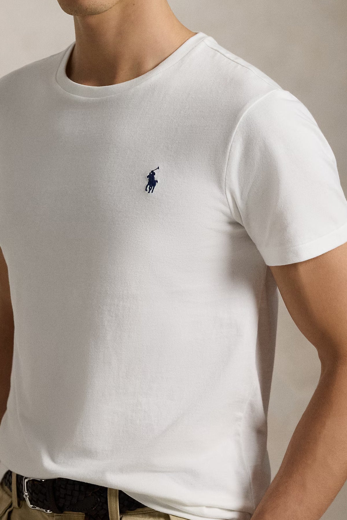 Polo Ralph Lauren Custom Slim Fit Yuvarlak Yaka T-shirt