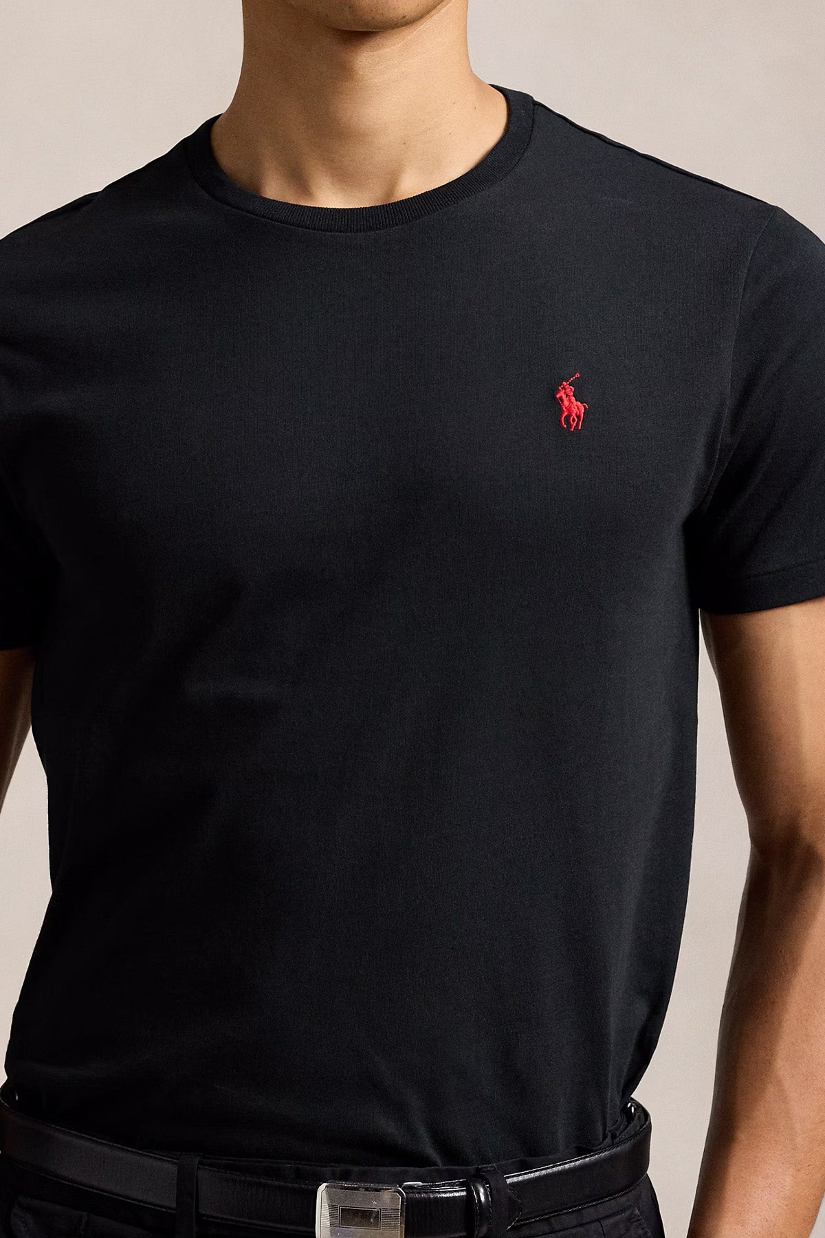 Polo Ralph Lauren Custom Slim Fit Yuvarlak Yaka T-shirt