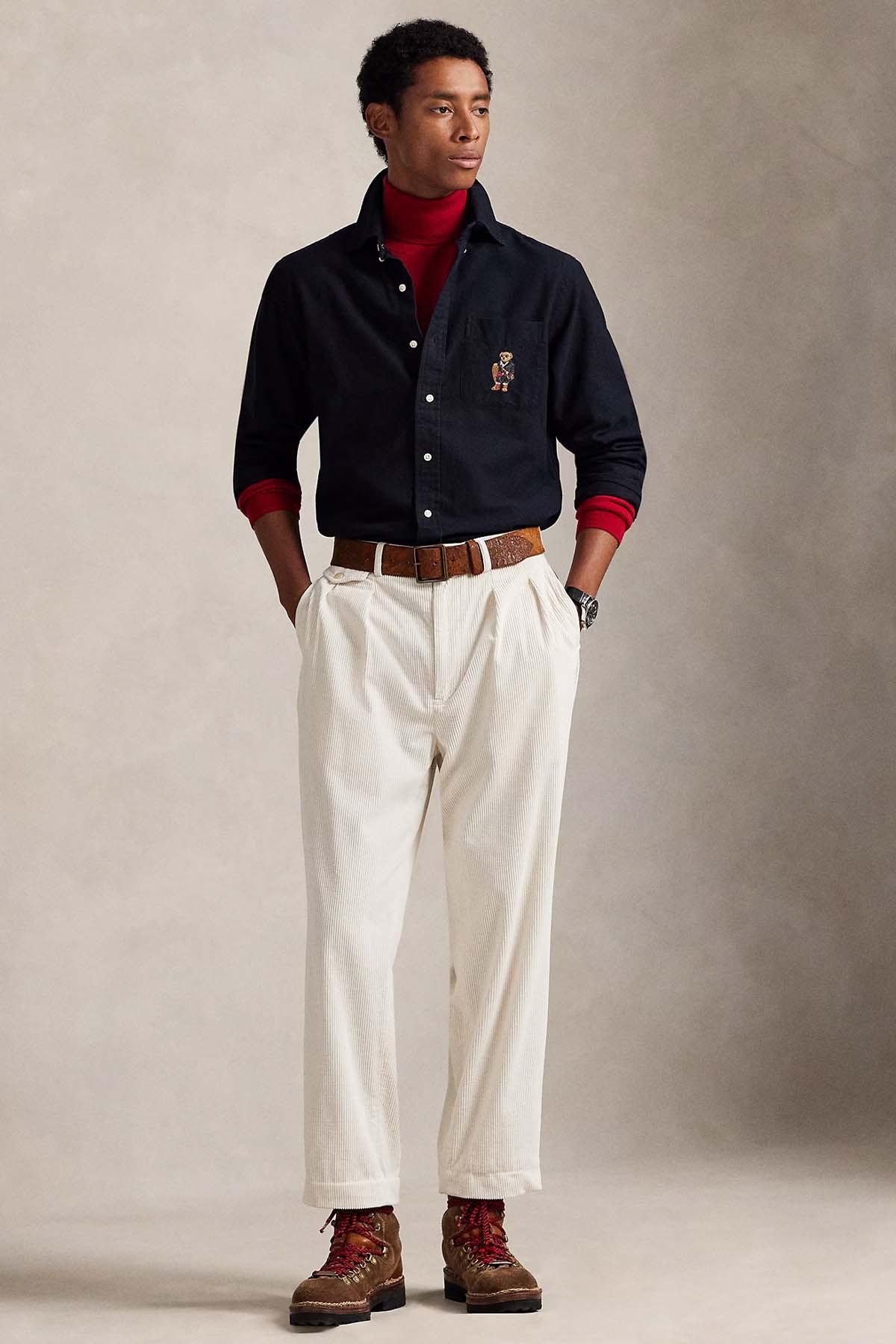 Polo Ralph Lauren Custom Fit Polo Bear Oxford Gömlek