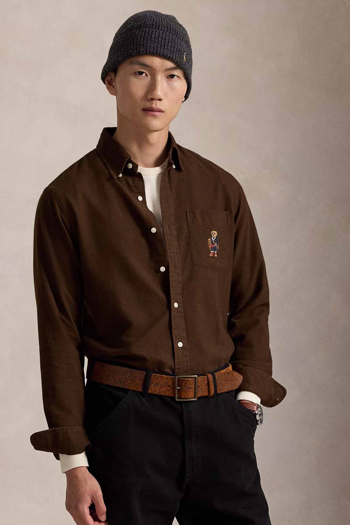 Polo Ralph Lauren Custom Fit Polo Bear Oxford Gömlek