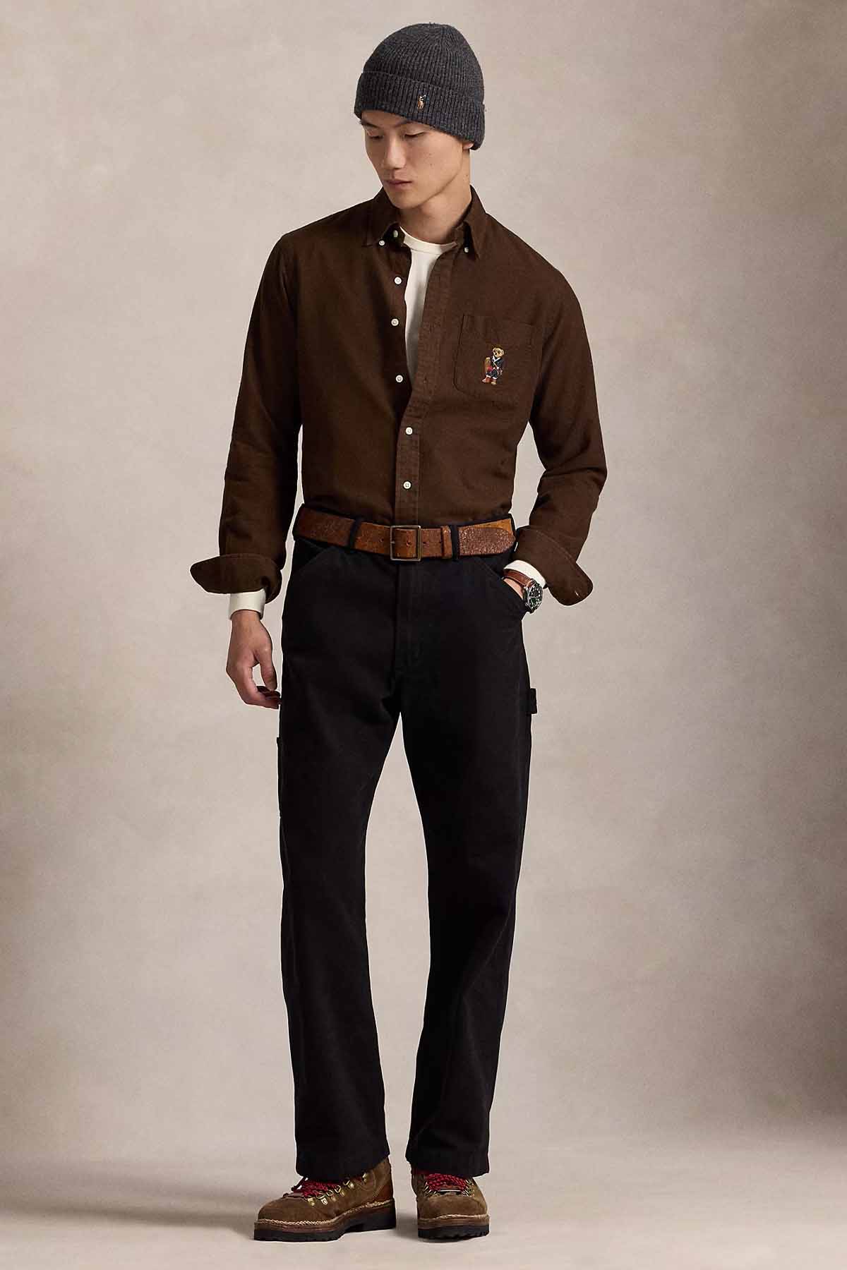 Polo Ralph Lauren Custom Fit Polo Bear Oxford Gömlek