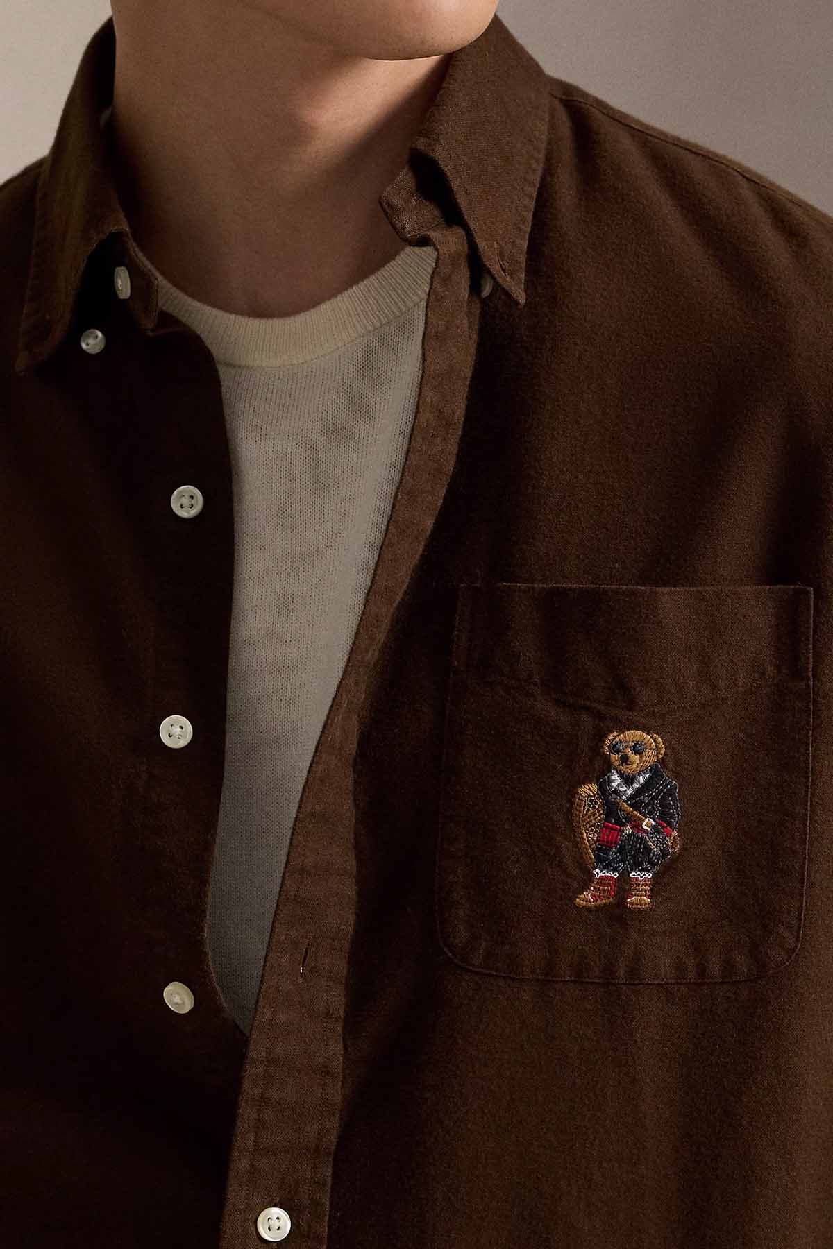 Polo Ralph Lauren Custom Fit Polo Bear Oxford Gömlek
