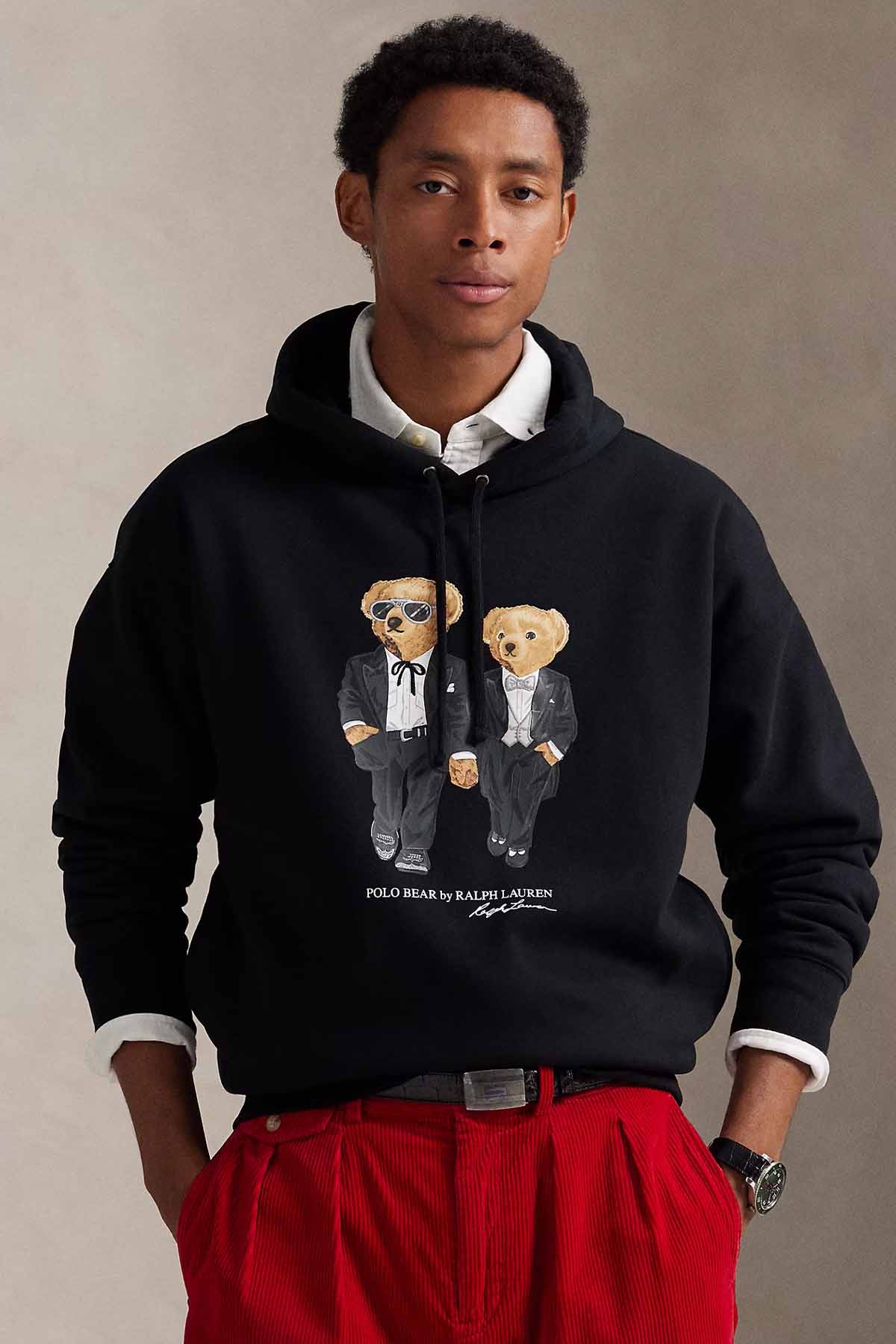 Polo Ralph Lauren Polo Bear İçi Polarlı Kapüşonlu Sweatshirt