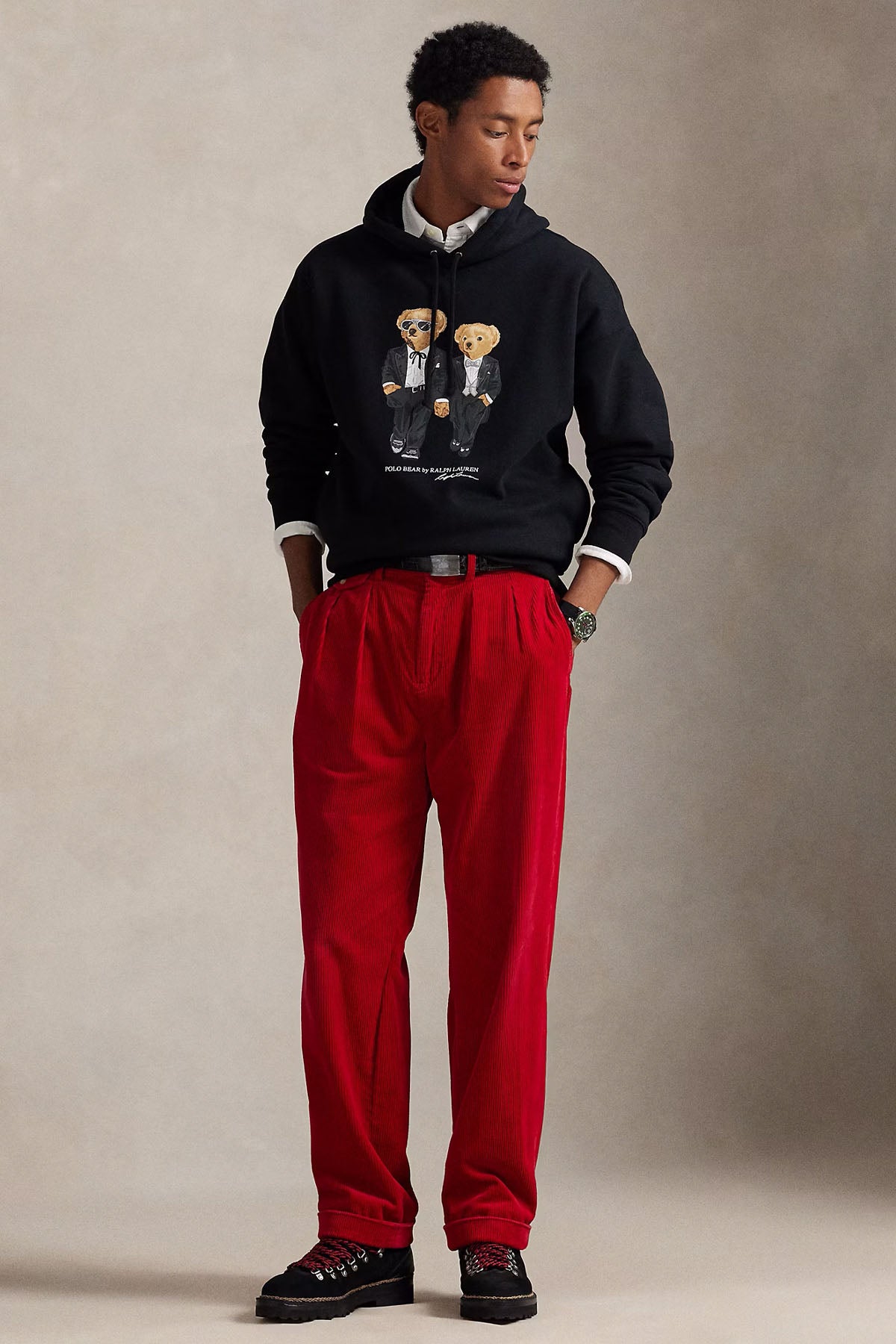 Polo Ralph Lauren Polo Bear İçi Polarlı Kapüşonlu Sweatshirt