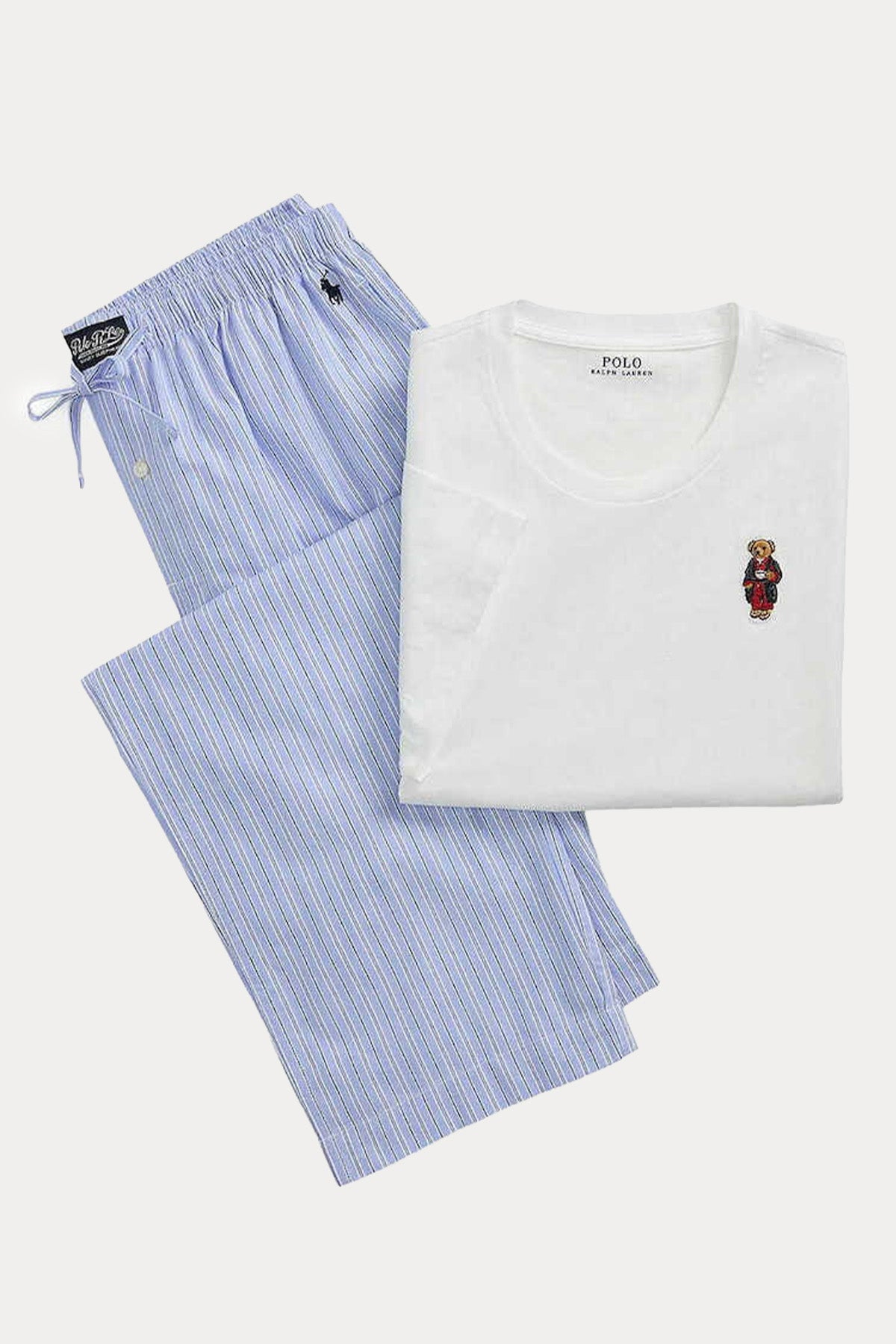 Polo Ralph Lauren Polo Bear Çizgili Pijama Takımı