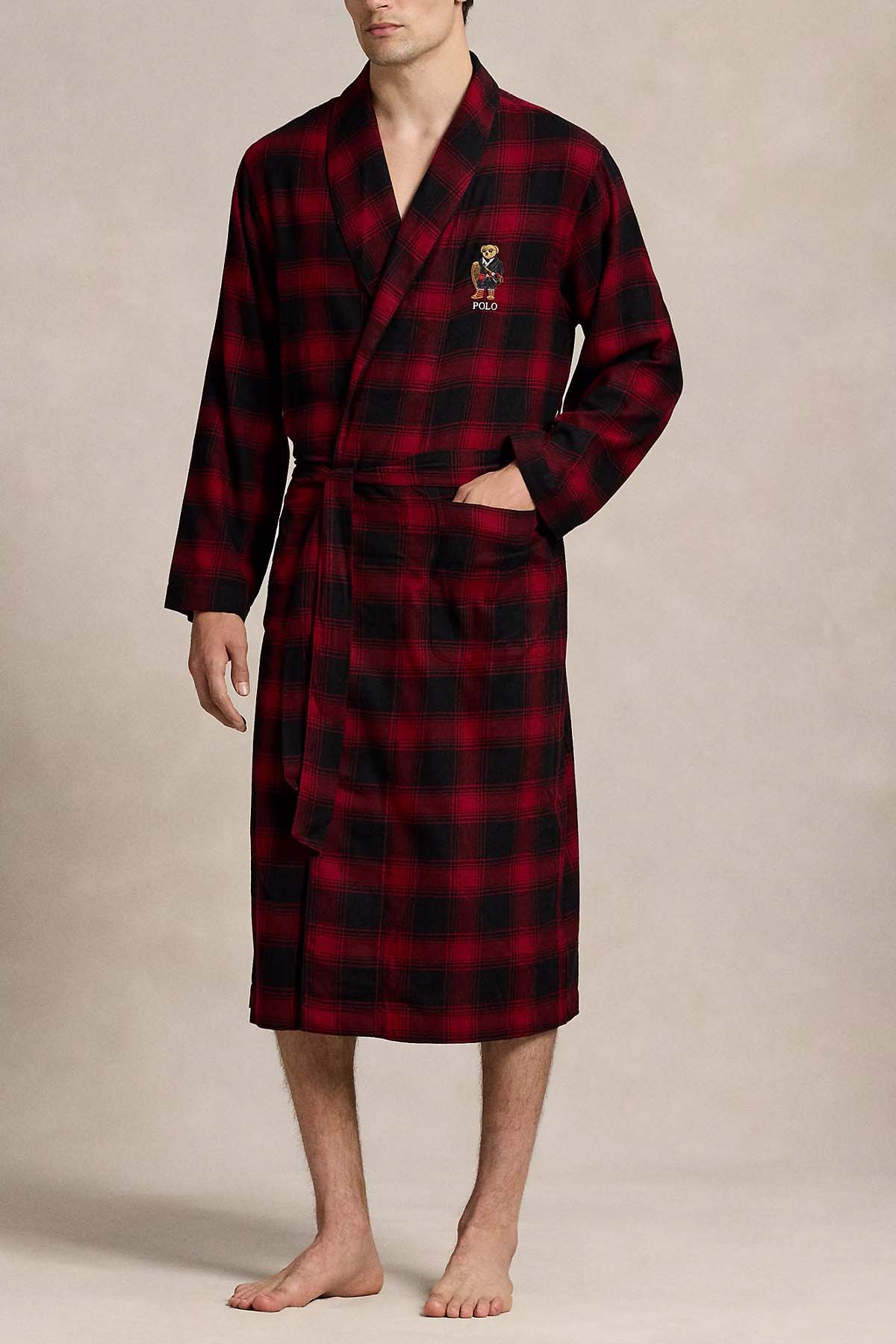 Polo Ralph Lauren Polo Bear Ekose Desenli Röpteşambır