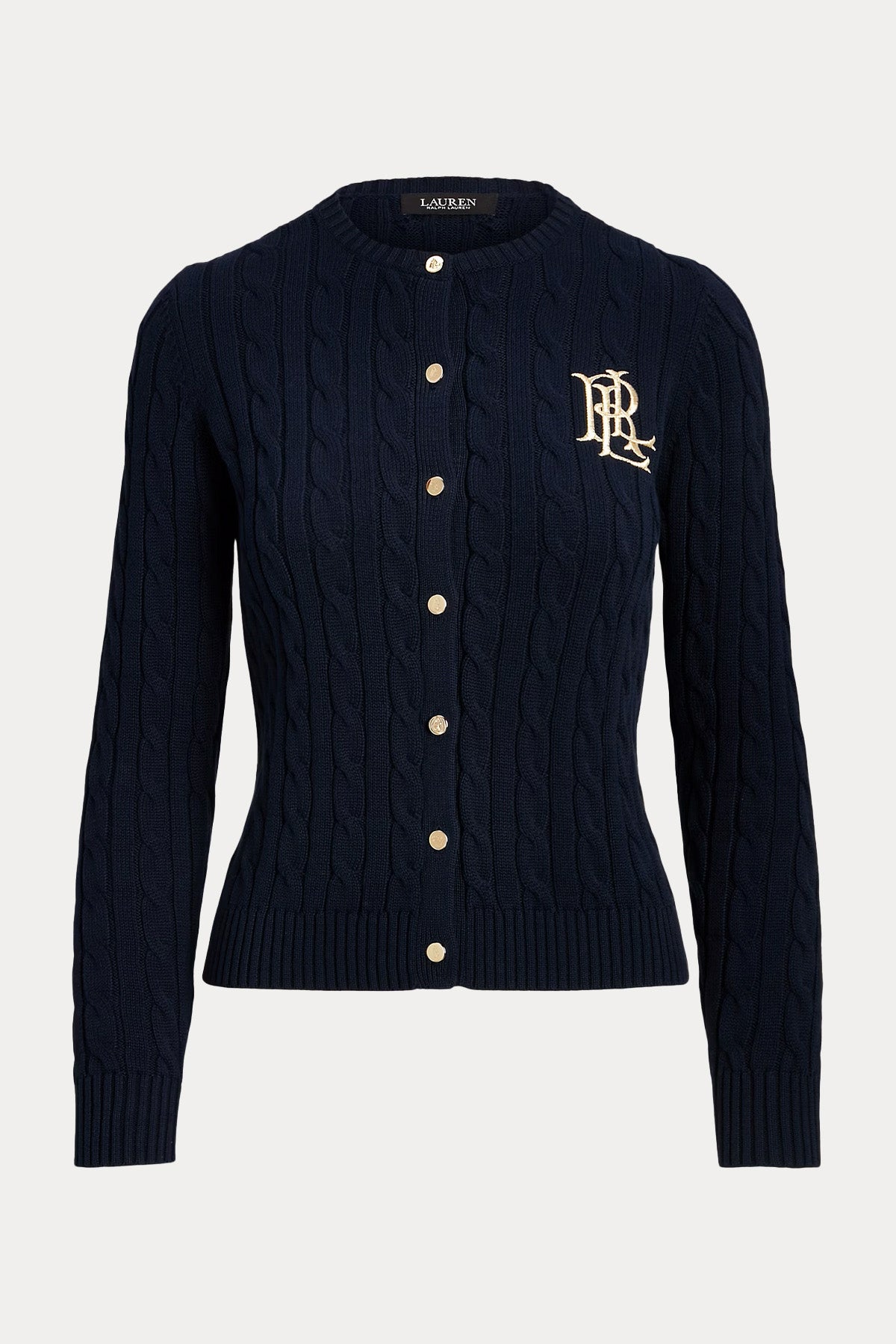 Polo Ralph Lauren Slim Fit İnce Saç Örgü Triko Ceket