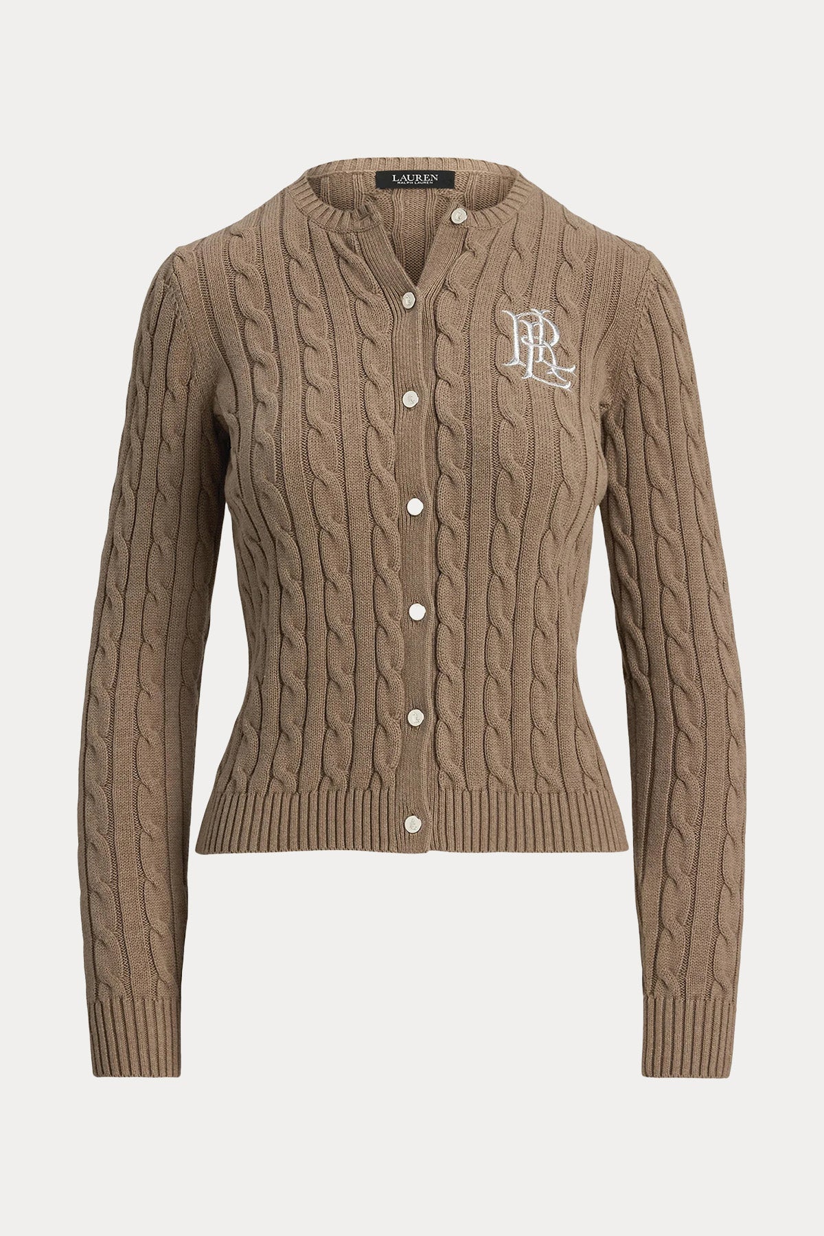 Polo Ralph Lauren Slim Fit İnce Saç Örgü Triko Ceket