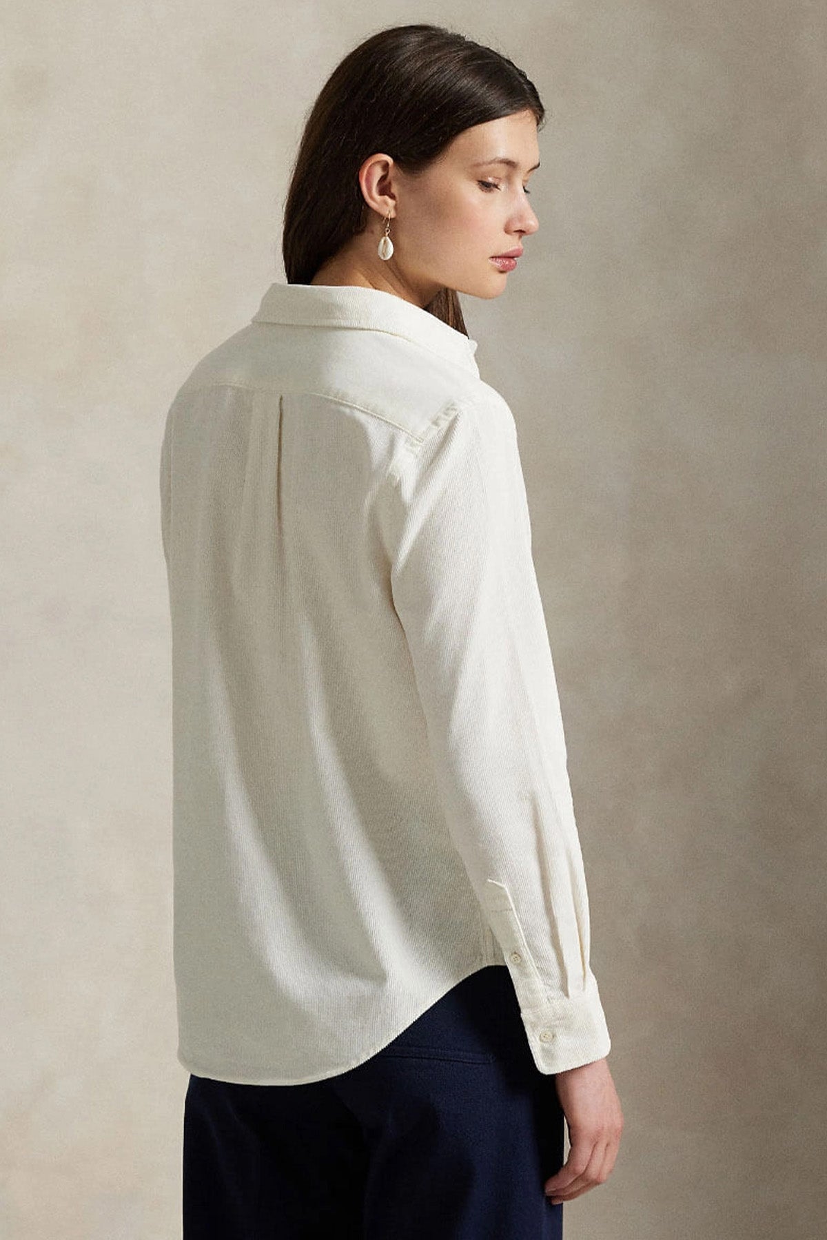 Polo Ralph Lauren Classic Fit Fitilli Kadife Gömlek