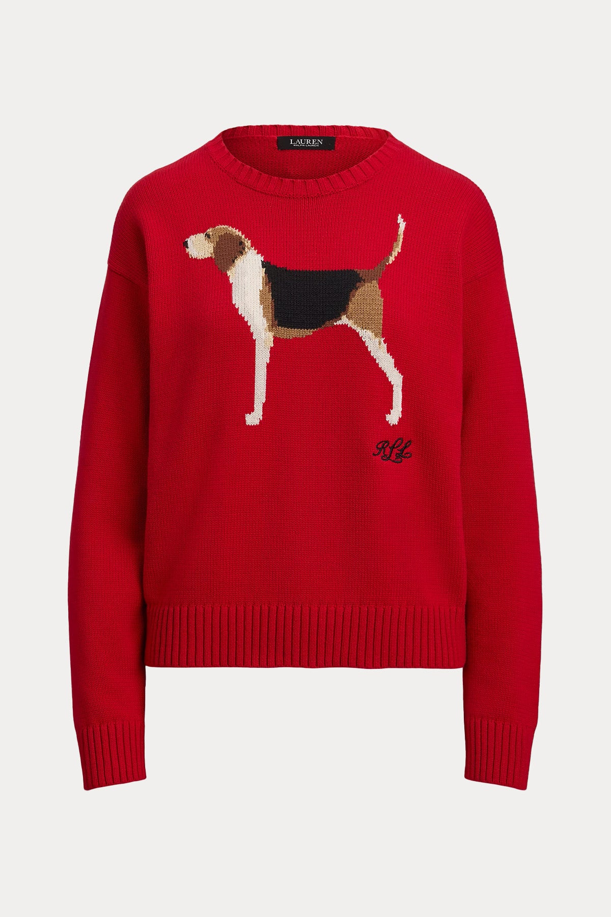 Polo Ralph Lauren Relaxed Fit Evcil Hayvan Temalı Örgü Triko