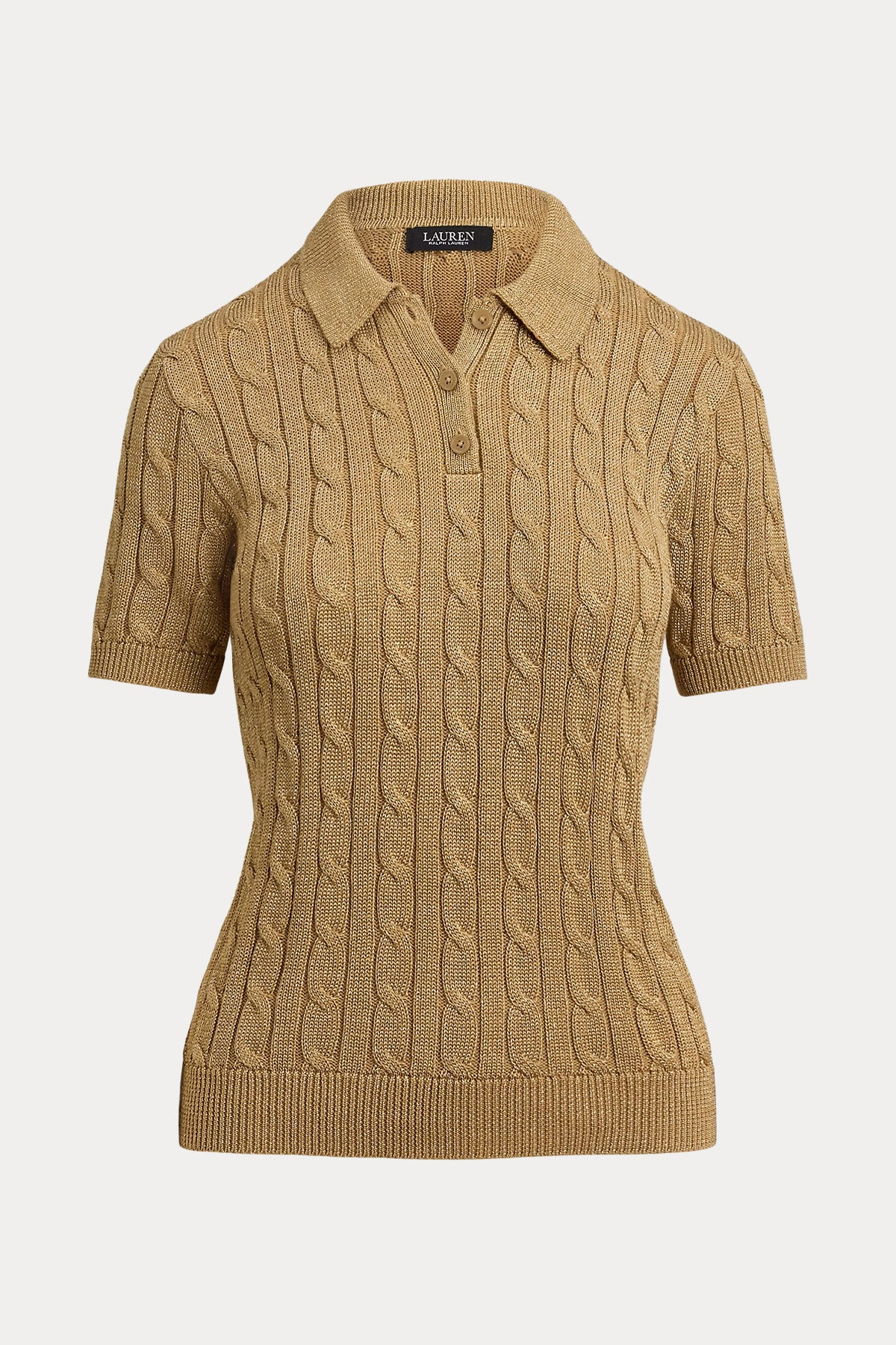 Polo Ralph Lauren Slim Fit Polo Yaka Saç Örgü Triko