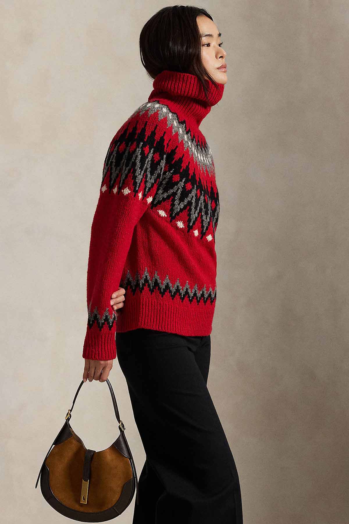 Polo Ralph Lauren Regular Fit Balıkçı Yaka Örgü Yün Triko