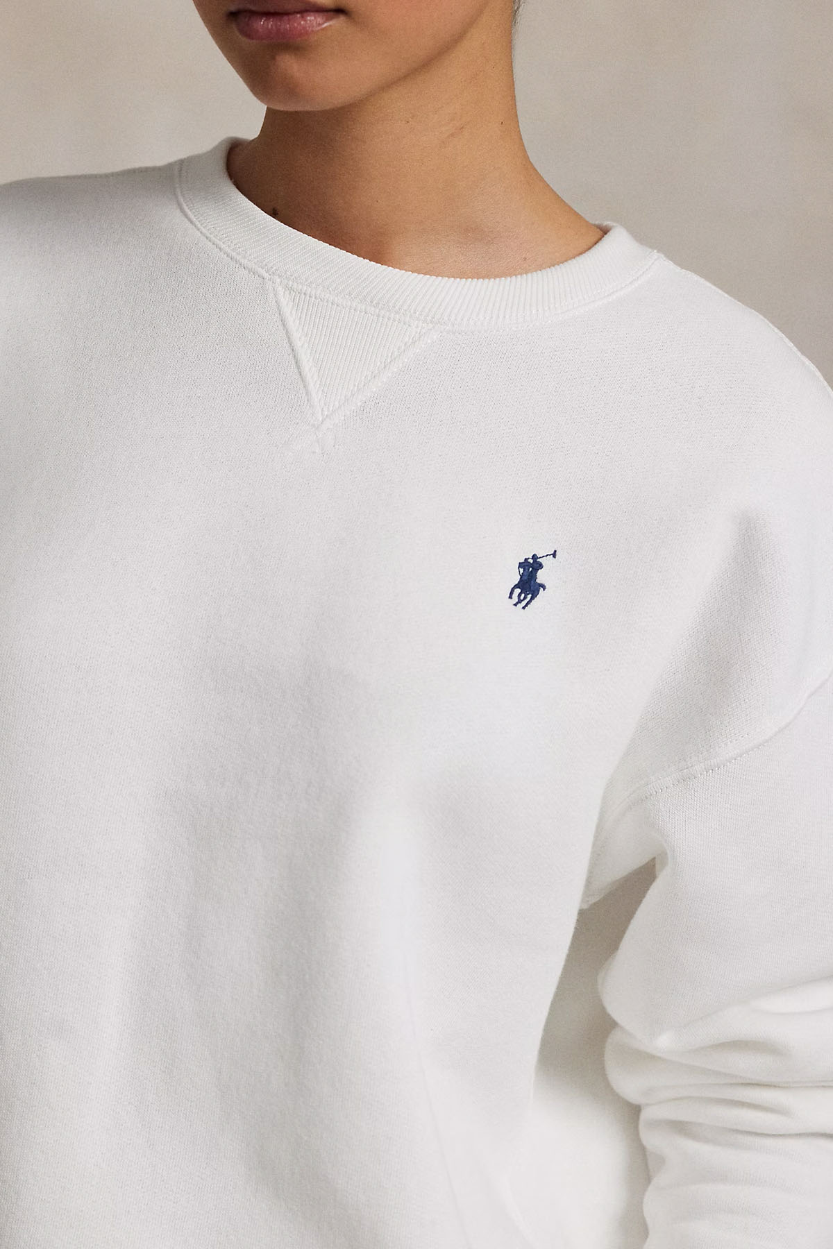 Polo Ralph Lauren Relaxed Fit Yuvarlak Yaka Şardonlu Sweatshirt