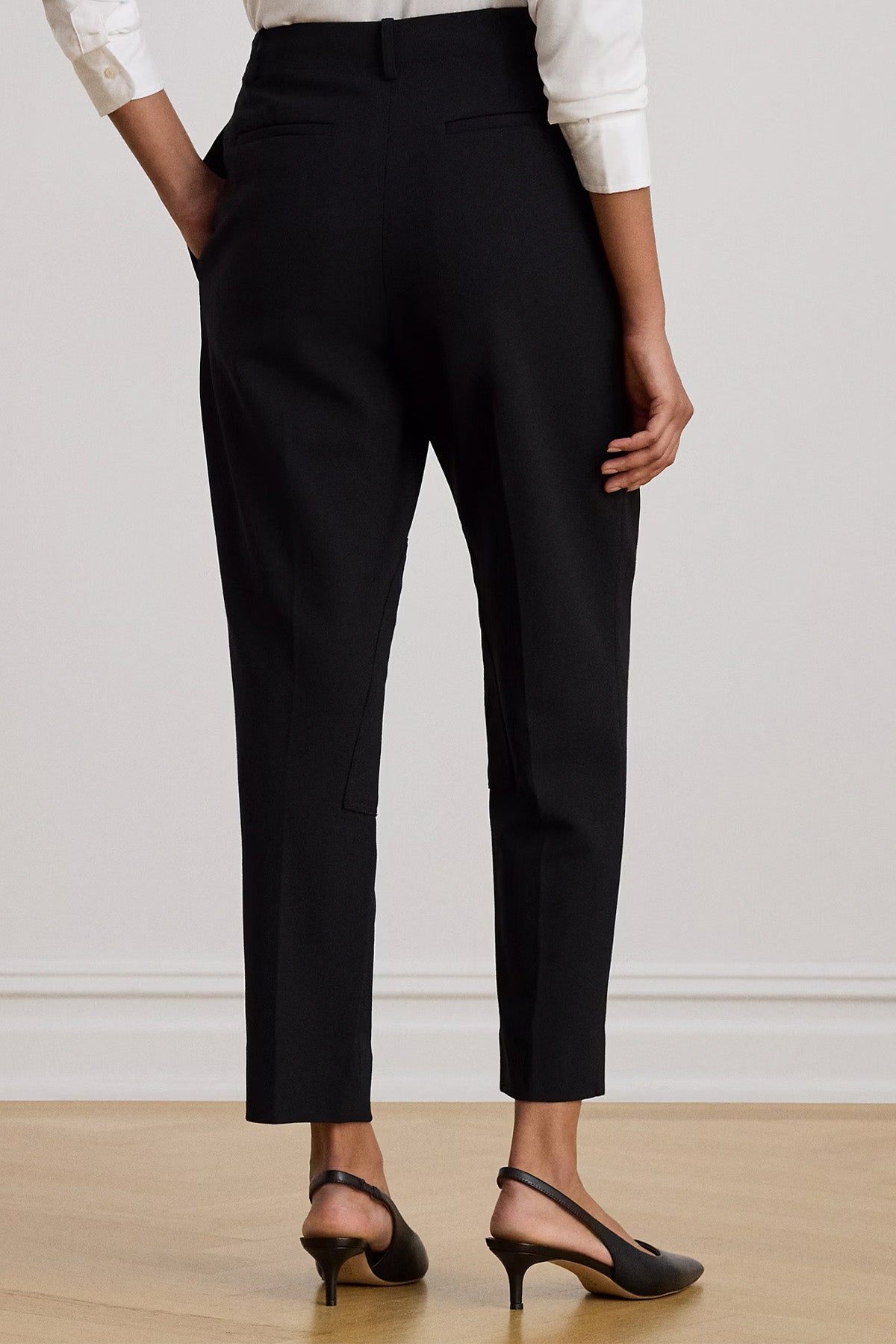 Polo Ralph Lauren Carrot Fit Tek Pile Yandan Cepli Streç Yün Pantolon