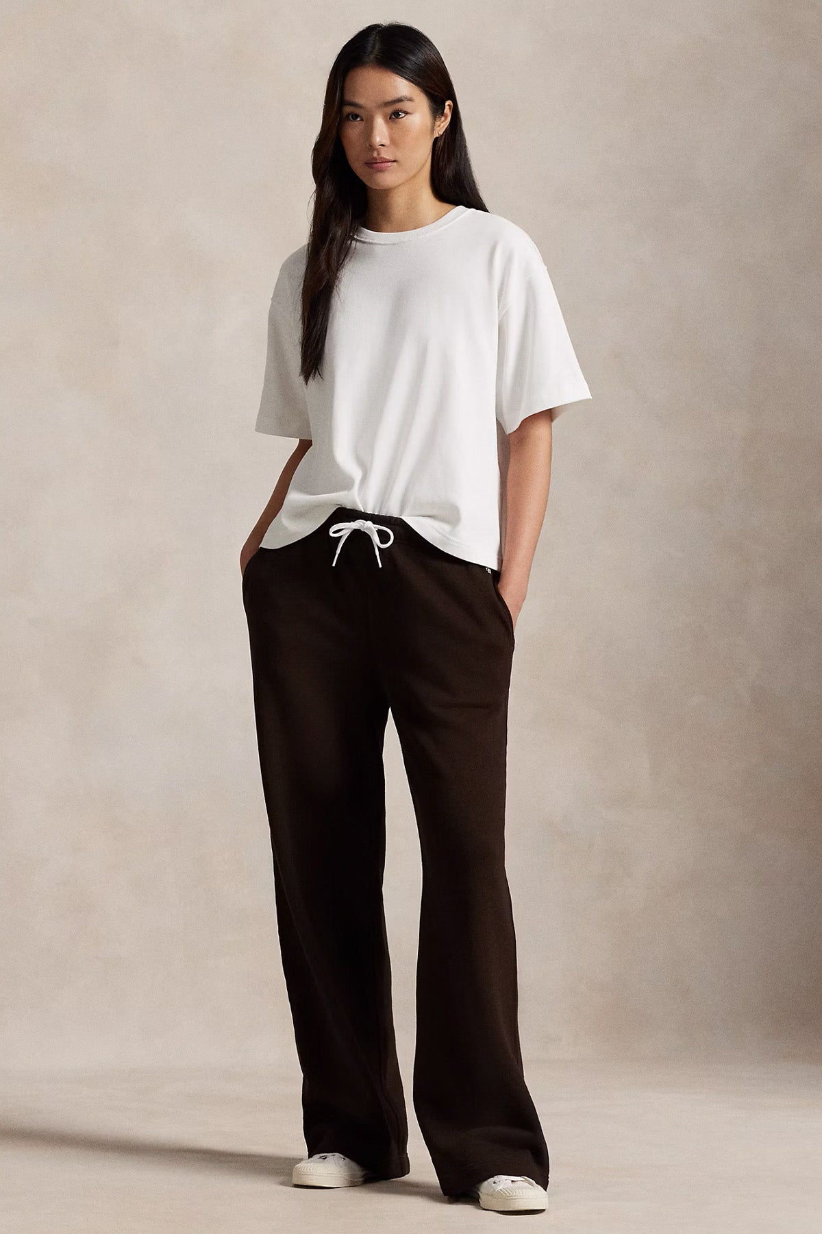 Polo Ralph Lauren Beli Lastikli Geniş Paça Şardonlu Eşofman Altı