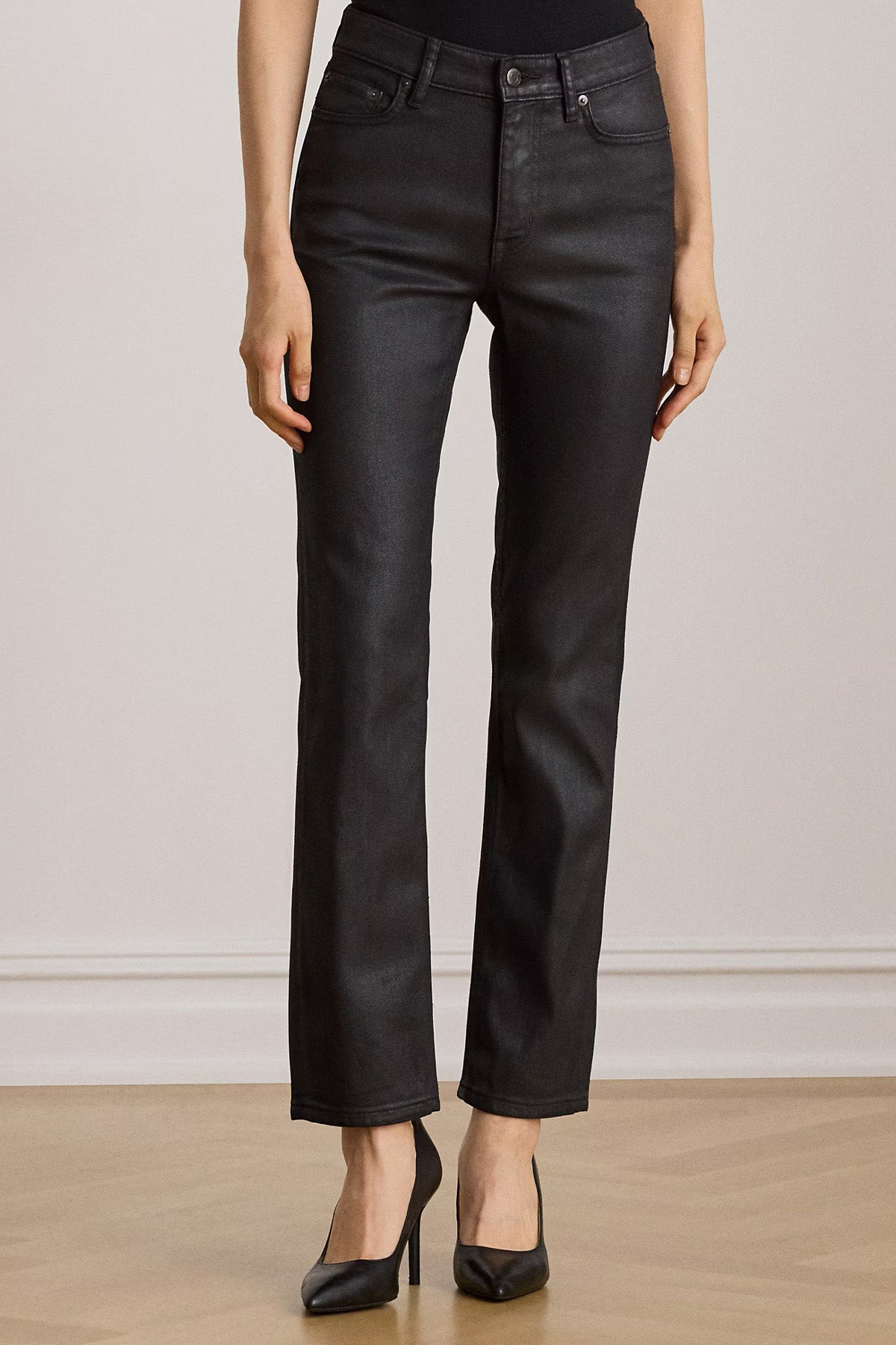 Polo Ralph Lauren Staight Fit Yüksek Bel Mumlu Kumaş Jeans