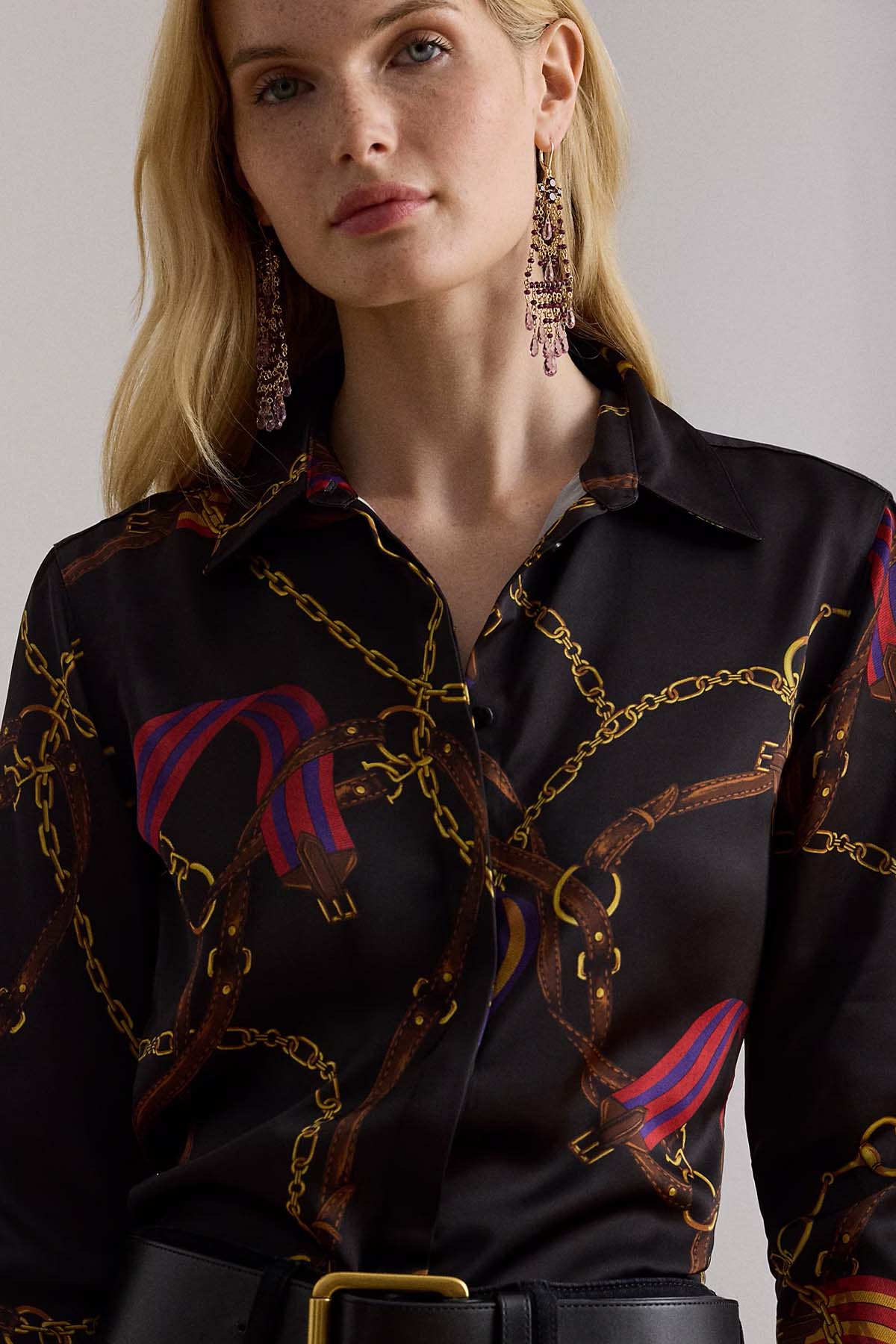 Polo Ralph Lauren Straight Fit Saten Gömlek