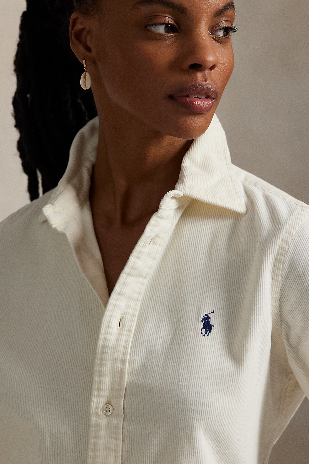 Polo Ralph Lauren Classic Fit Fitilli Kadife Gömlek