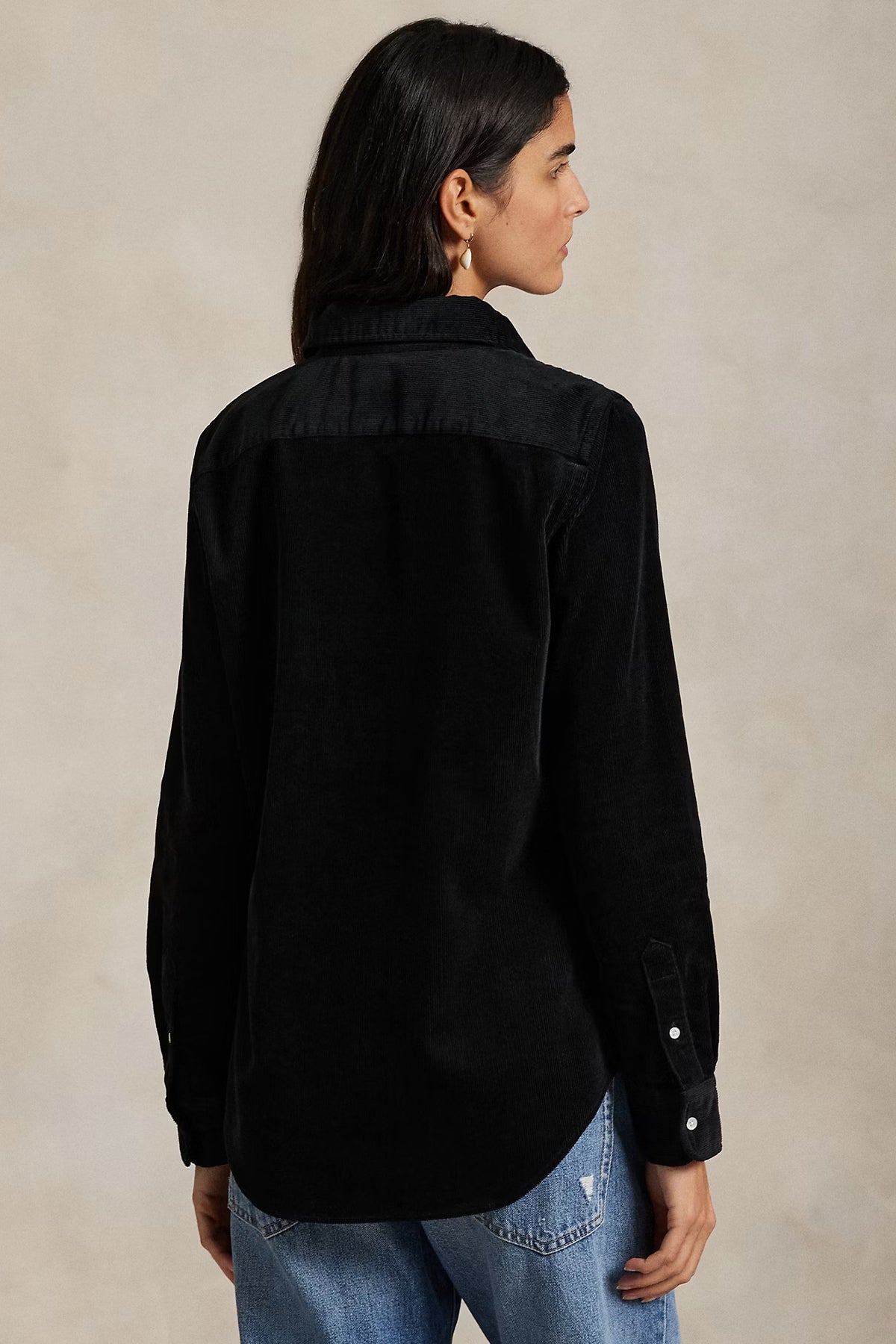 Polo Ralph Lauren Classic Fit Fitilli Kadife Gömlek