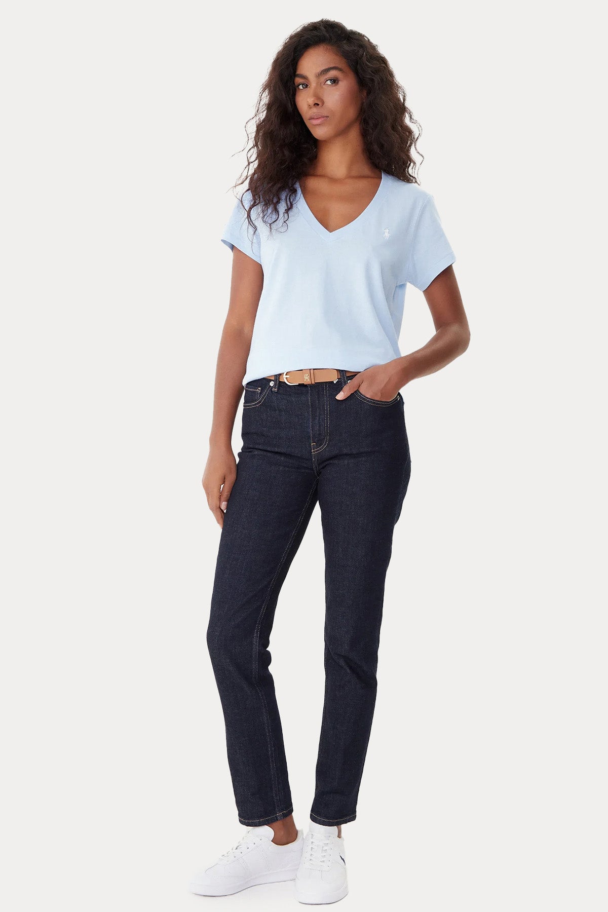 Polo Ralph Lauren Custom Fit V Yaka T-shirt