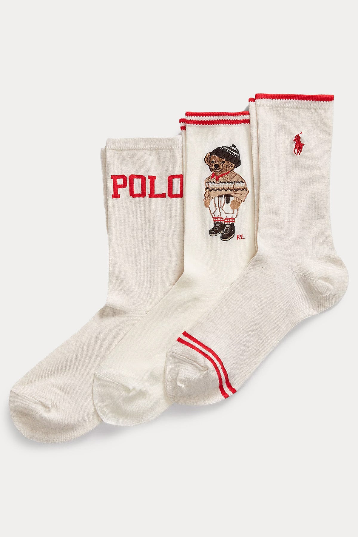 Polo Ralph Lauren Polo Bear 3'lü Paket Çorap