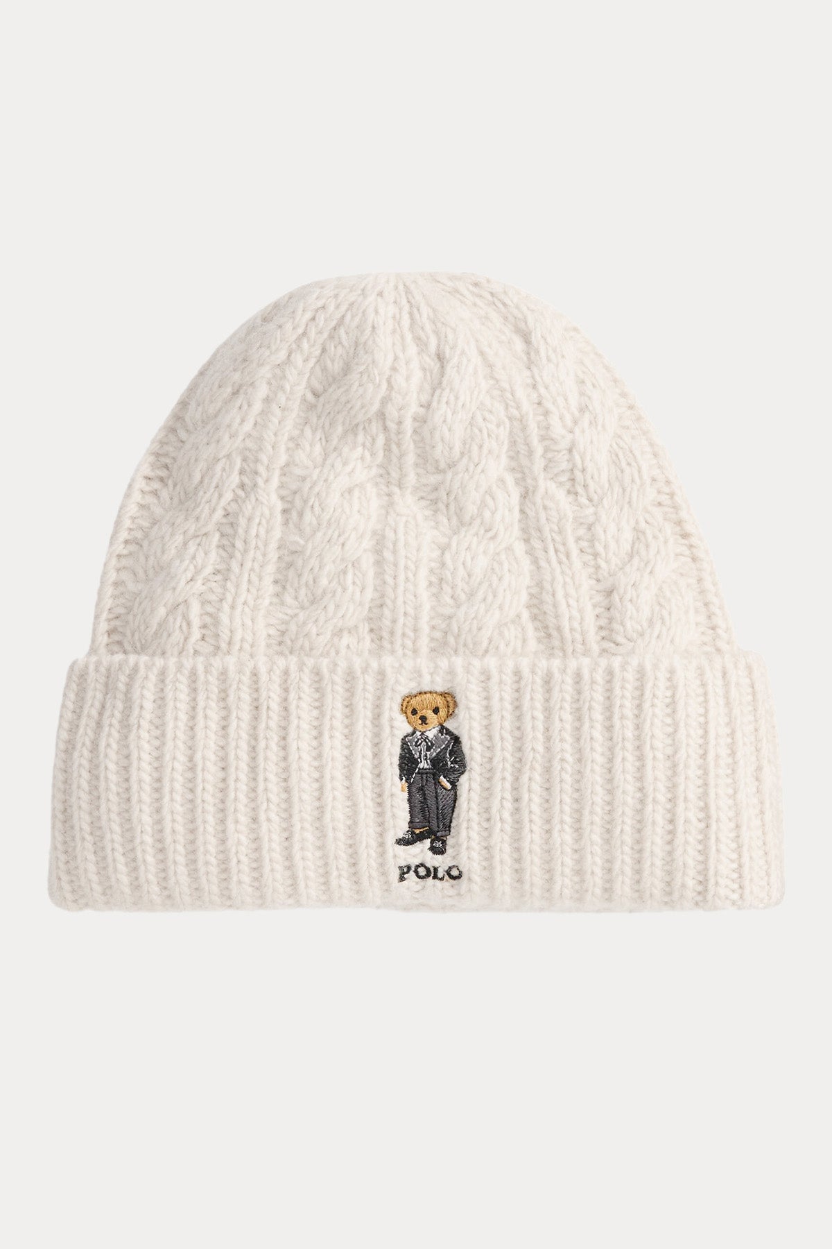 Polo Ralph Lauren Polo Bear Saç Örgü Yün Bere