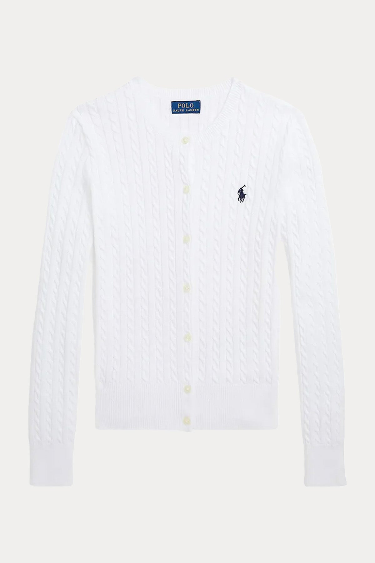 Polo Ralph Lauren Kids S-M Beden Kız Çocuk Saç Örgü Triko Ceket