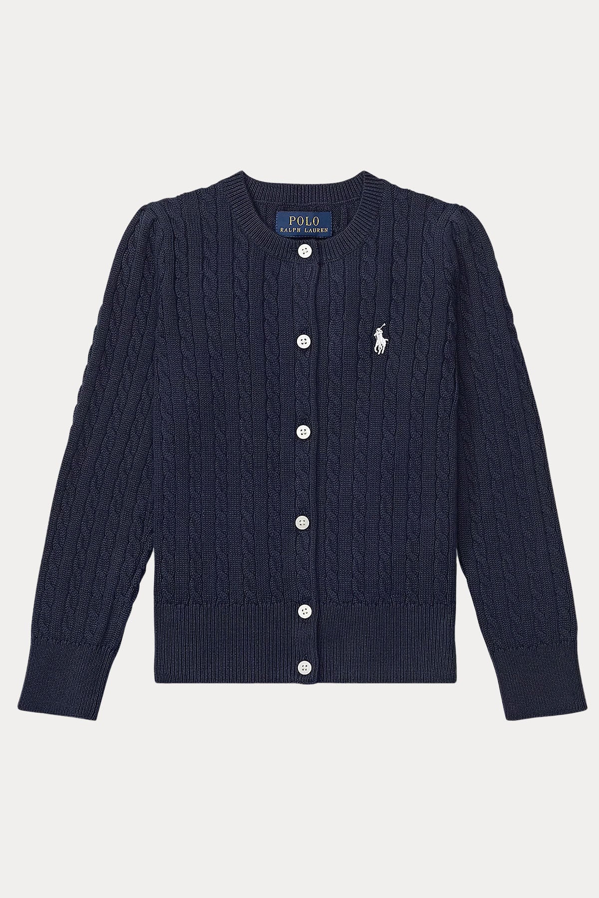 Polo Ralph Lauren Kids 5-6 Yaş Kız Çocuk Saç Örgü Triko Ceket