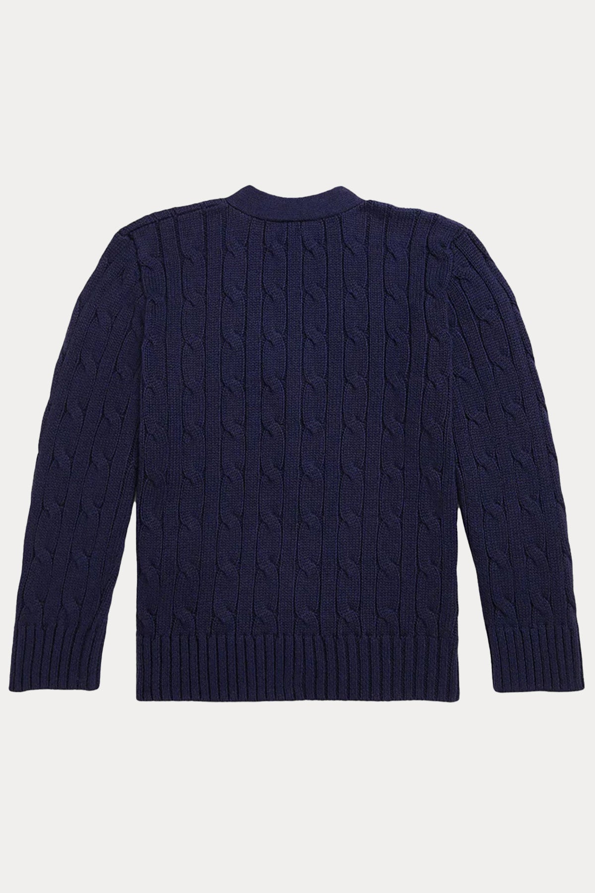 Polo Ralph Lauren Kids 3-5 Yaş Unisex Çocuk Saç Örgü Triko Ceket