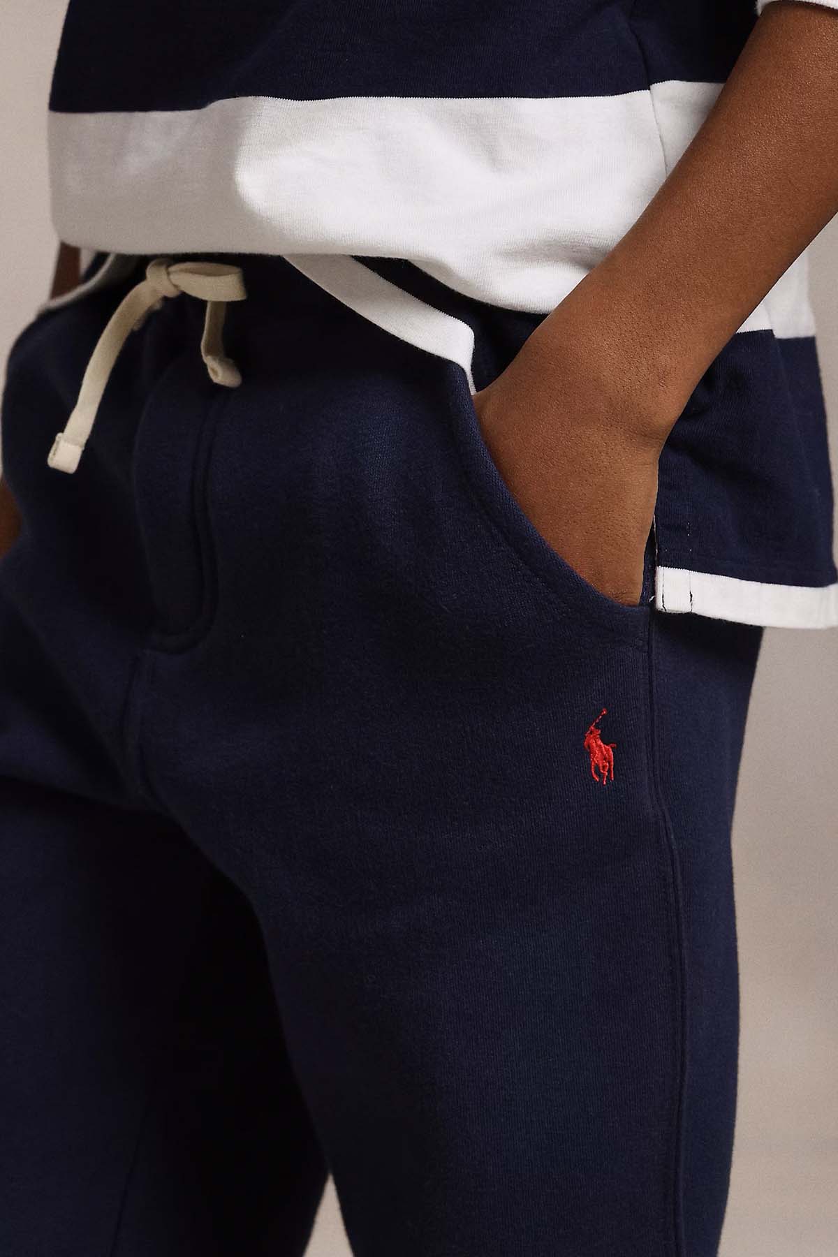 Polo Ralph Lauren Kids S-XL Beden Unisex Çocuk Beli Lastikli Şardonlu Eşofman Altı