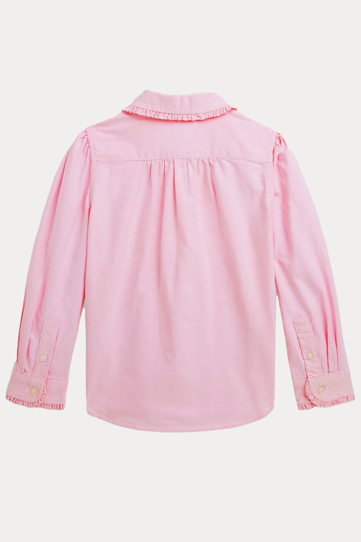 Polo Ralph Lauren Kids 3-4 Yaş Kız Çocuk Fırfırlı Yaka Oxford Gömlek
