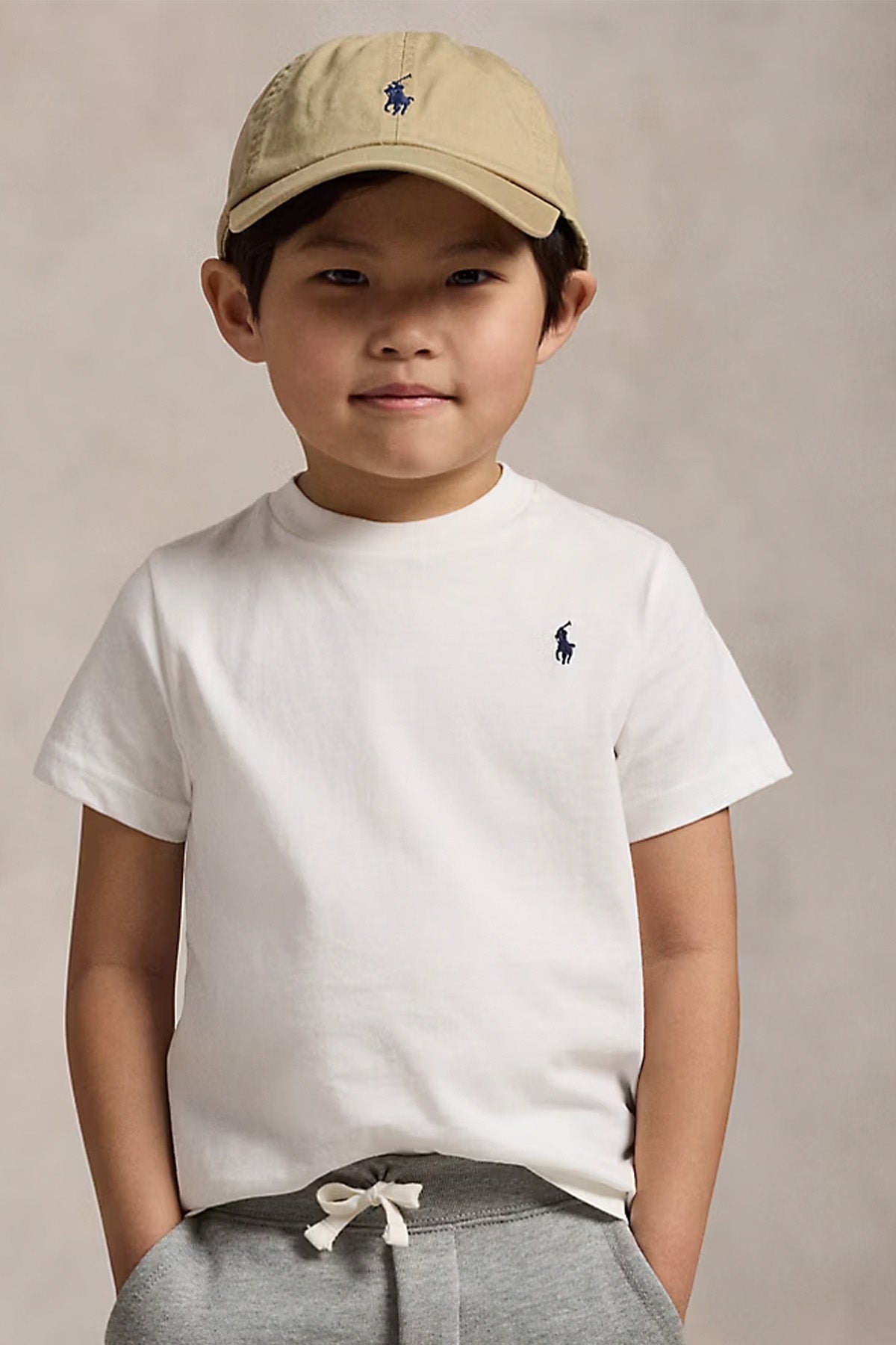 Polo Ralph Lauren Kids 3-7 Yaş Unisex Çocuk Yuvarlak Yaka T-shirt