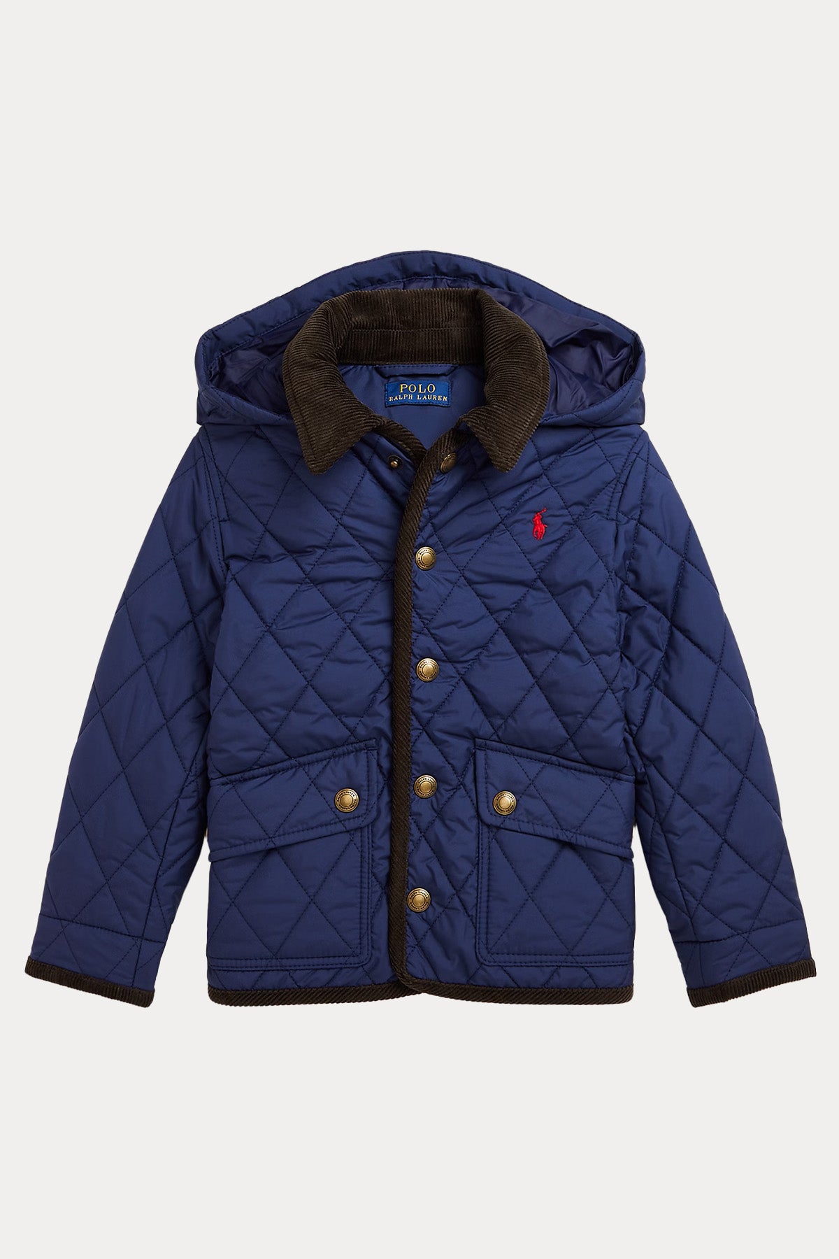 Polo Ralph Lauren Kids 3-5 Yaş Erkek Çocuk Kapitone Desenli Kapüşonlu Mont