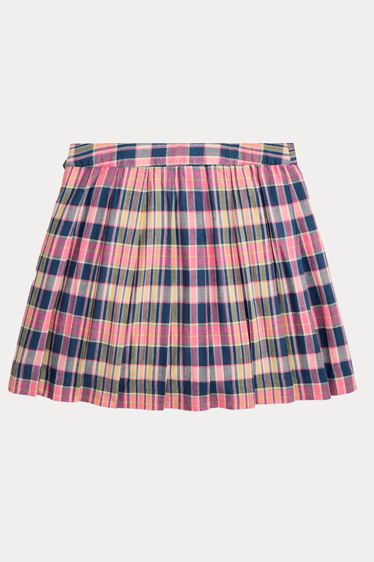 Polo Ralph Lauren Kids 3-6 Yaş Kız Çocuk Ekose Desenli Pileli Mini Etek