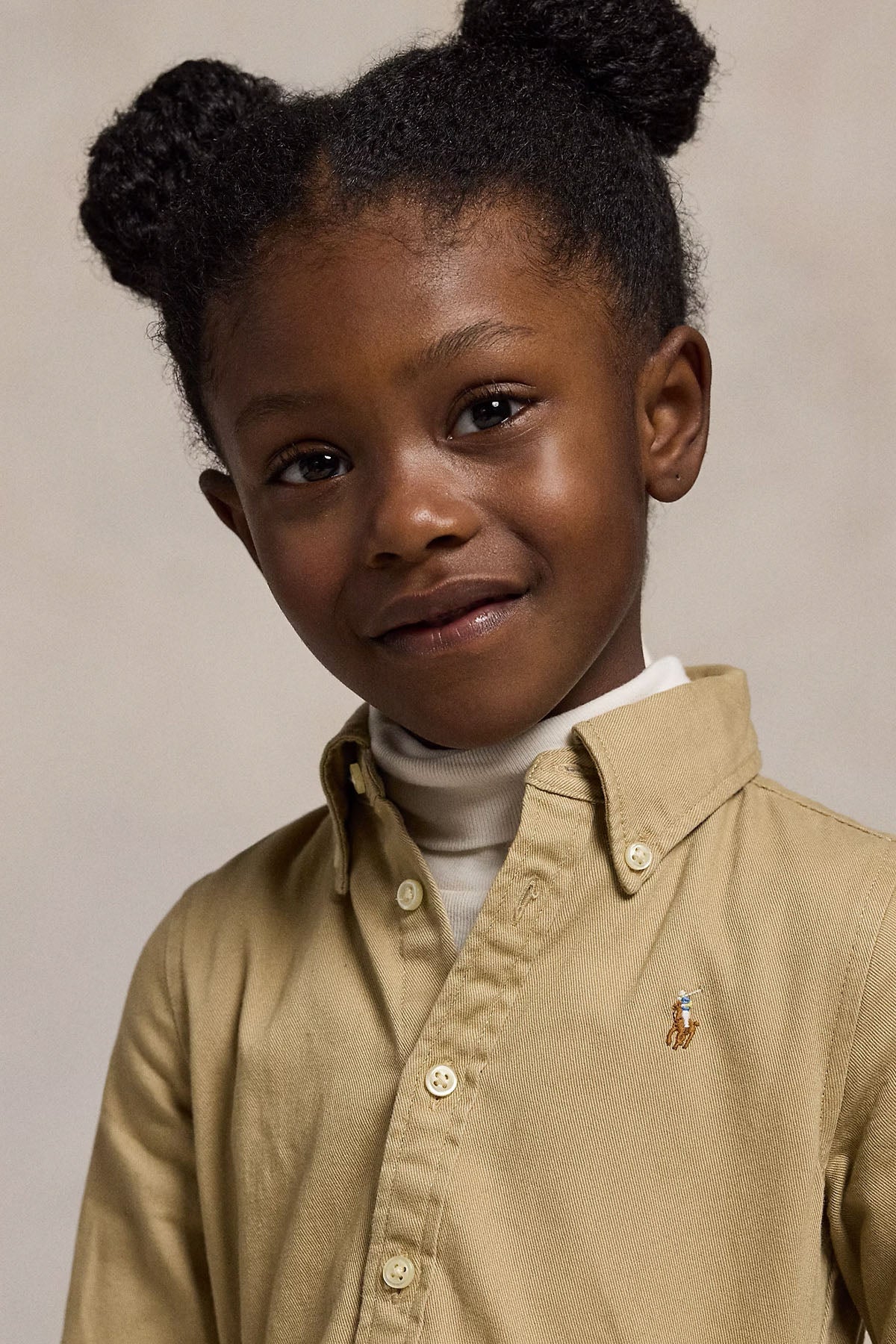 Polo Ralph Lauren Kids 3-5 Yaş Kız Çocuk Kemerli Gömlek Elbise