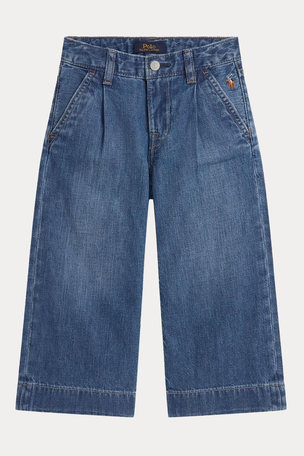 Polo Ralph Lauren Kids 3-5 Yaş Kız Çocuk Straight Fit Tek Pile Jeans