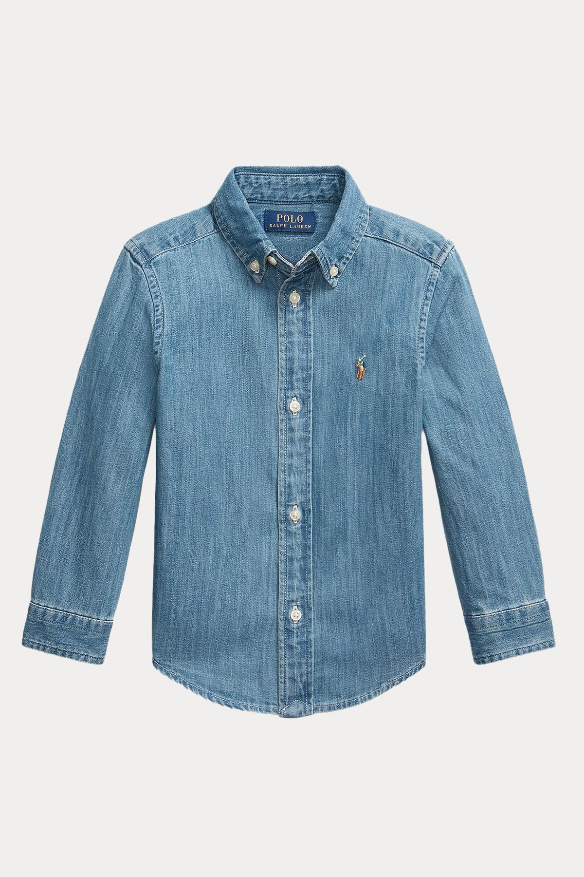 Polo Ralph Lauren Kids 3-7 Yaş Erkek Çocuk Denim Gömlek