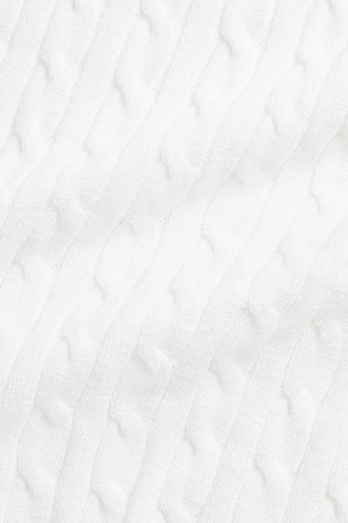 Polo Ralph Lauren Kids Unisex Bebek Saç Örgü Pony Logolu Battaniye