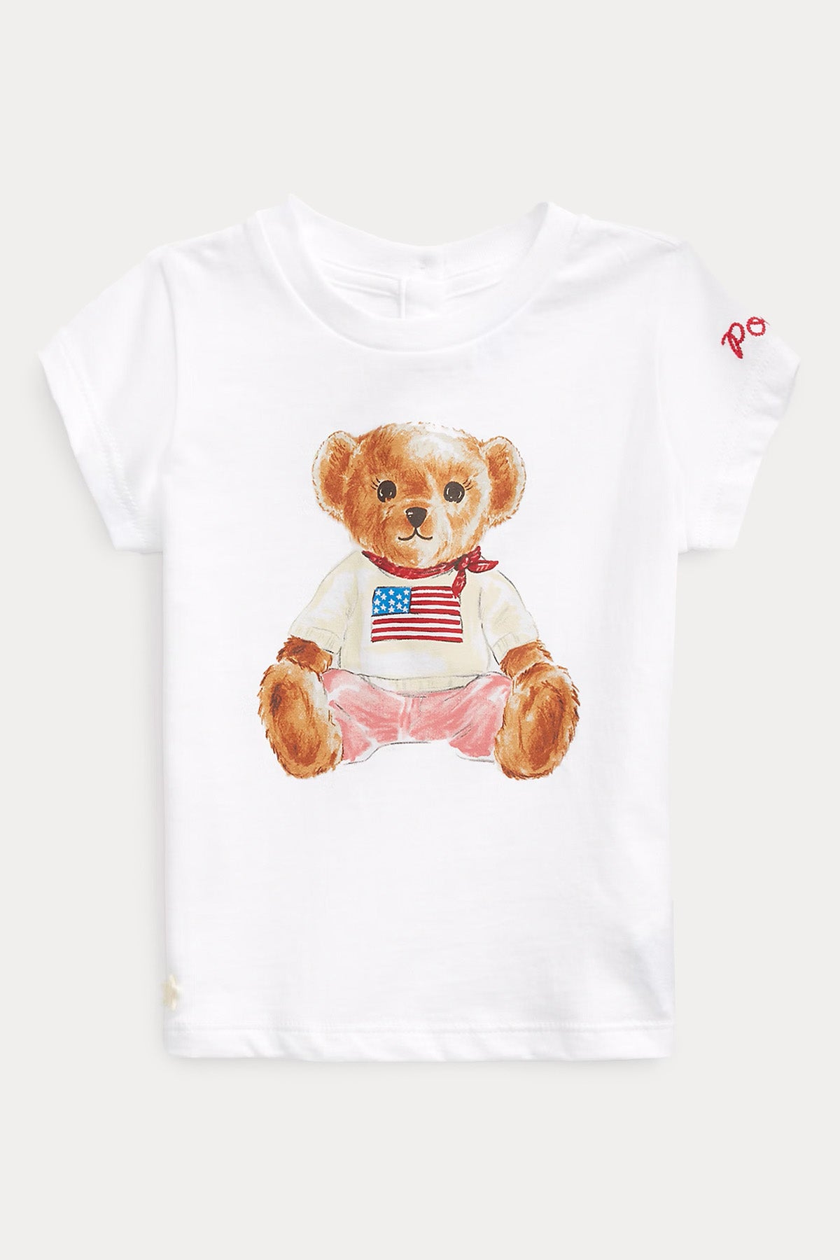 Polo Ralph Lauren Kids 18-24 Aylık Kız Bebek Polo Bear T-shirt