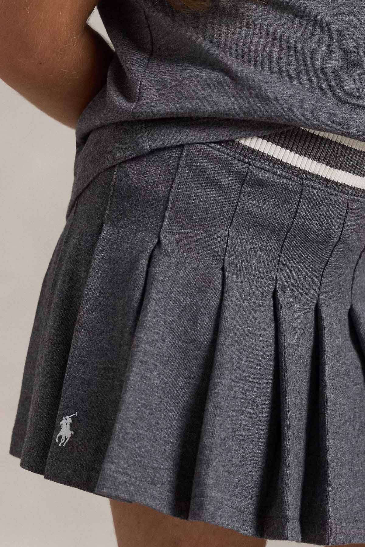 Polo Ralph Lauren Kids 3-4 Yaş Kız Çocuk Beli Lastikli Mini Etek