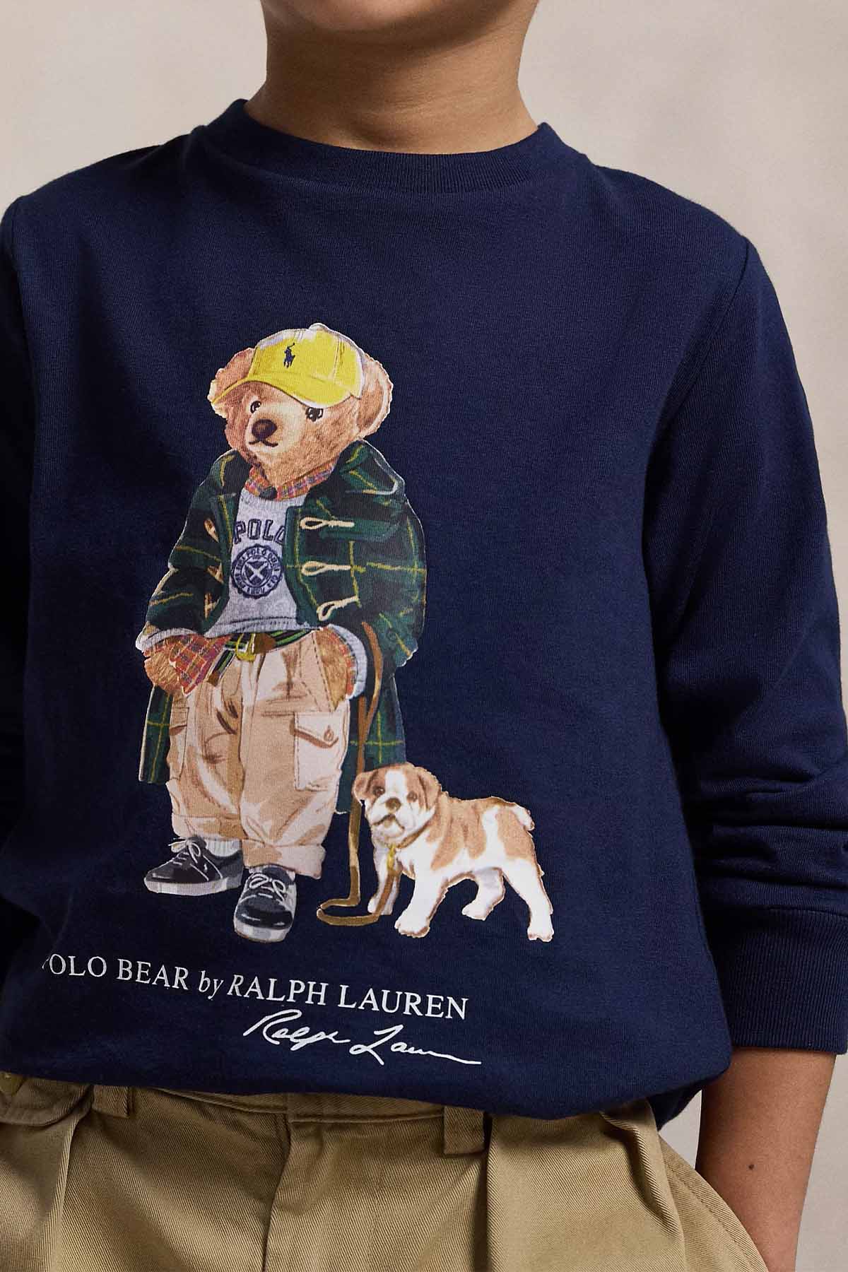 Polo Ralph Lauren Kids 3-7 Yaş Unisex Çocuk Polo Bear T-shirt