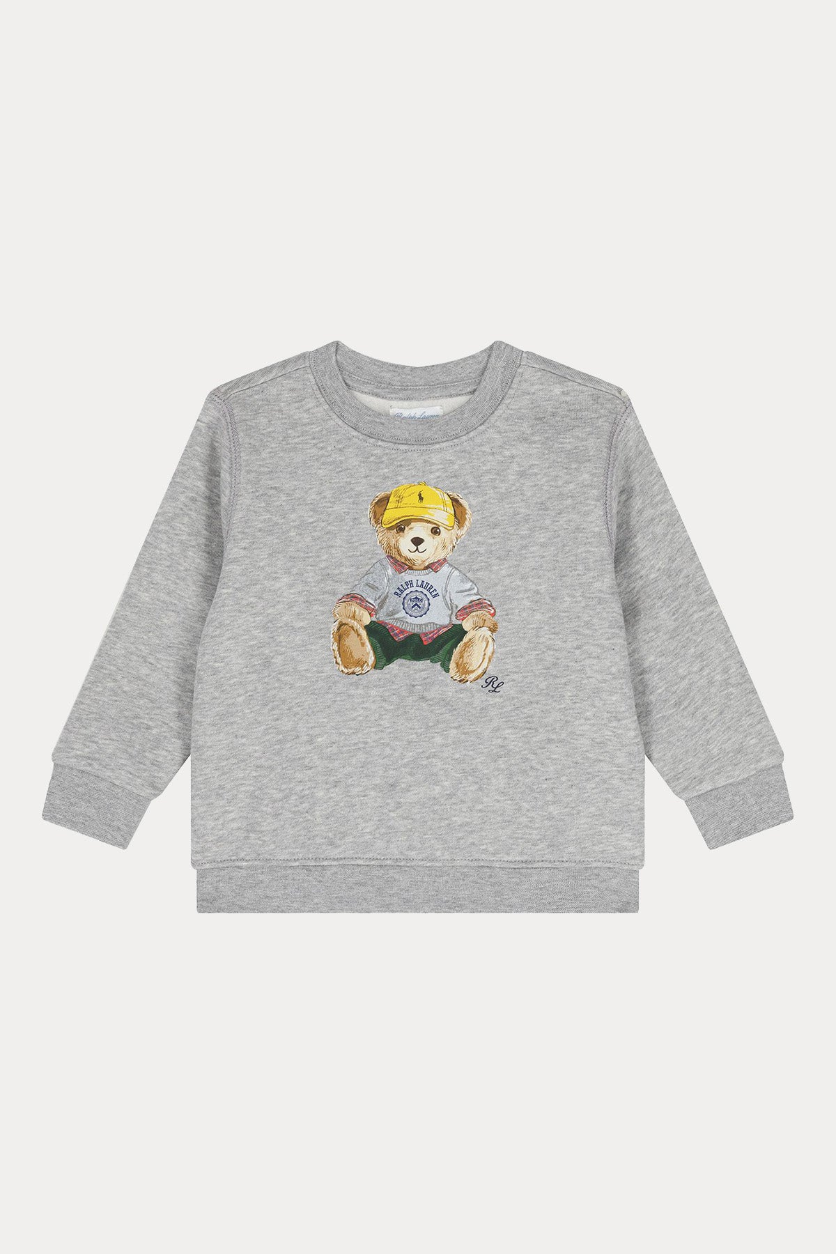 Polo Ralph Lauren Kids 12-24 Aylık Unisex Bebek Polo Bear Şardonlu Sweatshirt