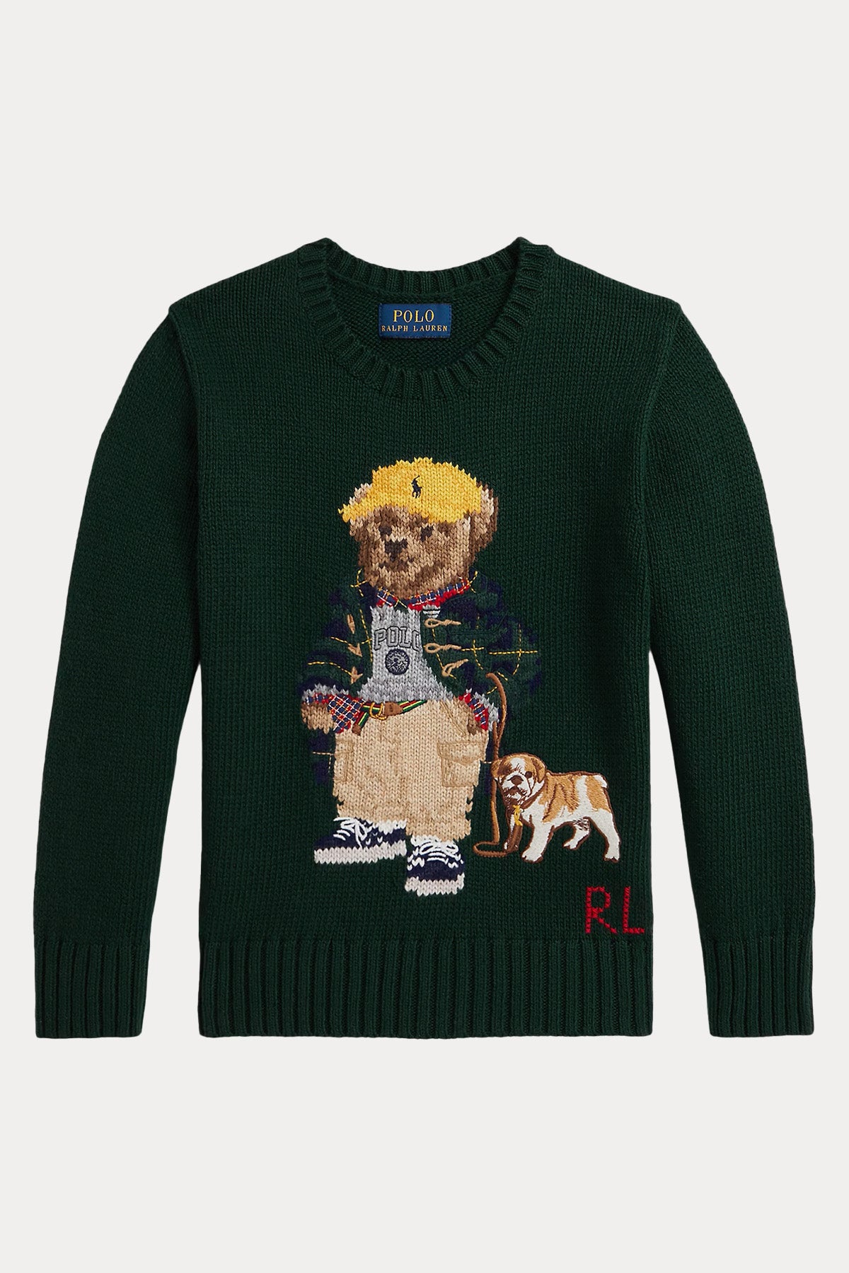 Polo Ralph Lauren Kids 4-6 Yaş Unisex Çocuk Polo Bear Örgü Triko