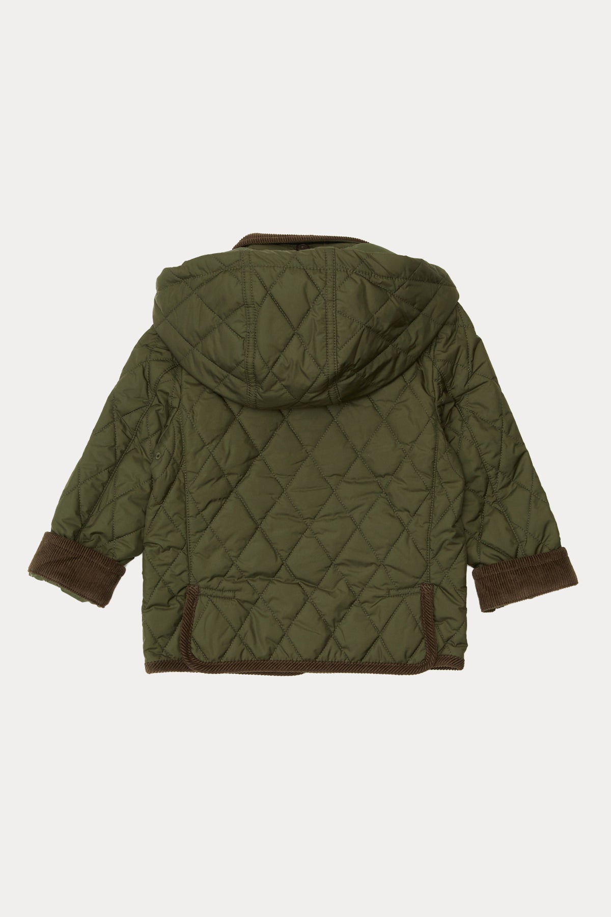 Polo Ralph Lauren Kids 5-7 Yaş Erkek Çocuk Kapitone Desenli Kapüşonlu Mont