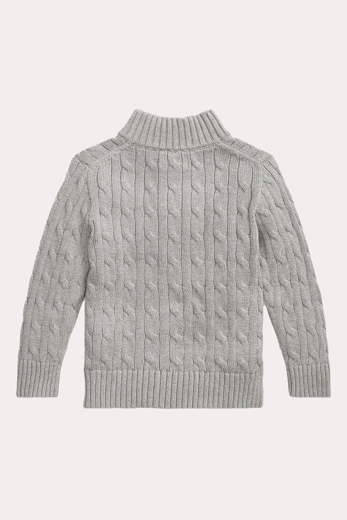 Polo Ralph Lauren Kids 5 Yaş Erkek Çocuk Yarım Fermuarlı Saç Örgü Triko