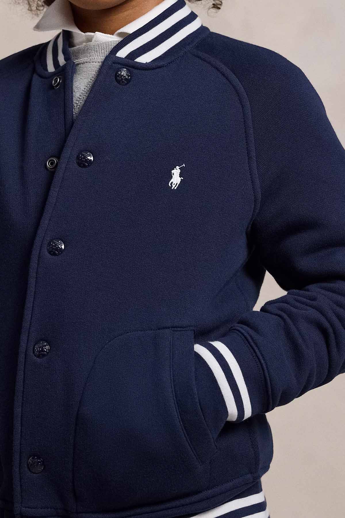 Polo Ralph Lauren Kids S Beden Erkek Çocuk Şardonlu Bomber Ceket