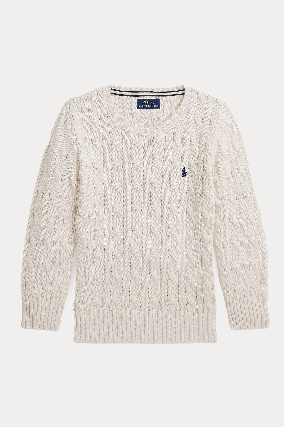 Polo Ralph Lauren Kids 7 Yaş Unisex Çocuk Saç Örgü Triko