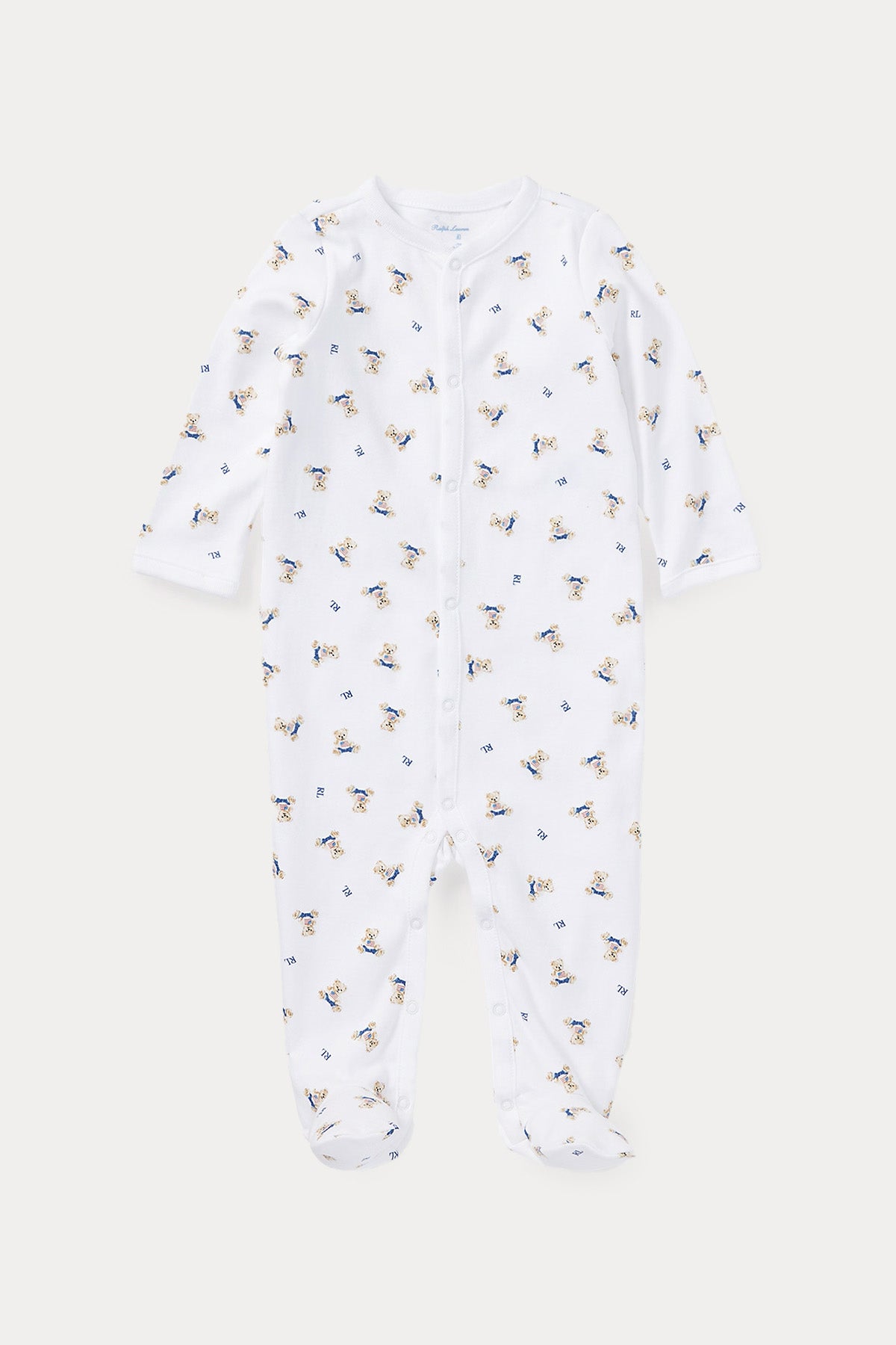 Polo Ralph Lauren Kids Yeni Doğan - 3 Aylık Erkek Bebek Polo Bear Tulum