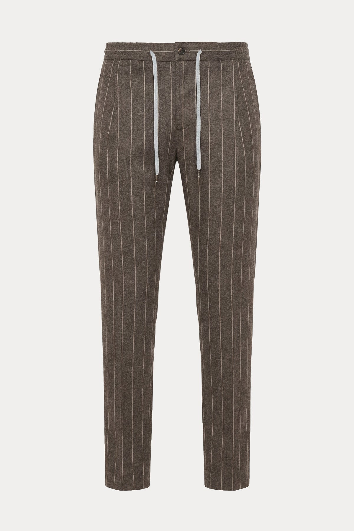 Pantaloni Torino Soft Fit Beli Lastikli Kaşmir Yün Pantolon